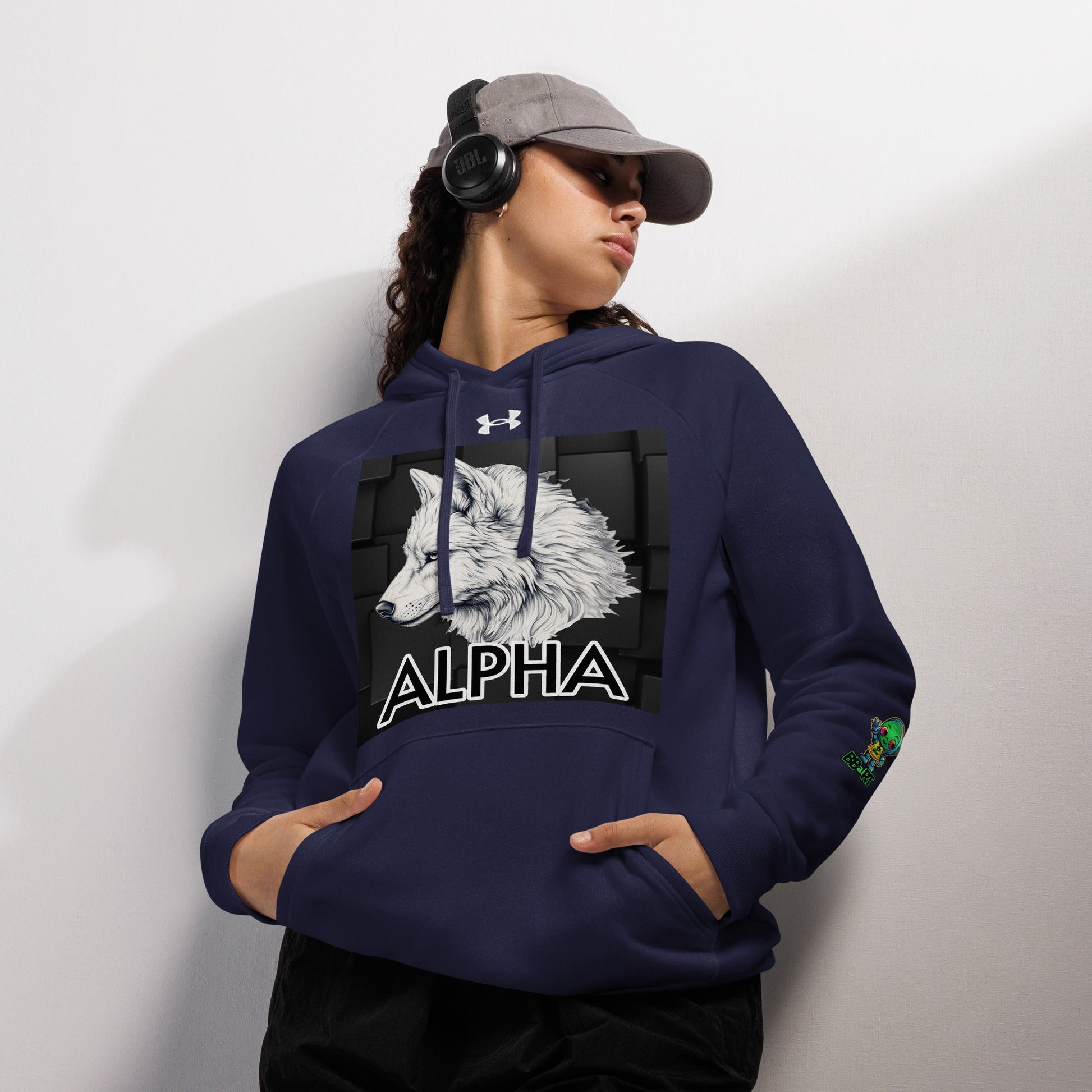 Alpha Wolf - Under Armour® hoodie - BBairt