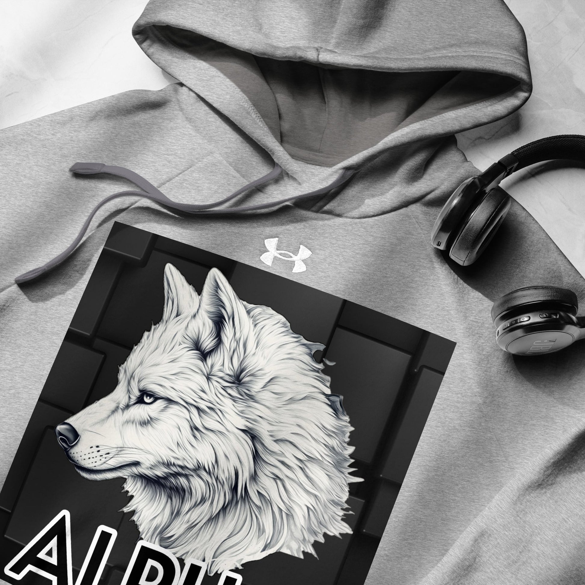 Alpha Wolf - Under Armour® hoodie - BBairt