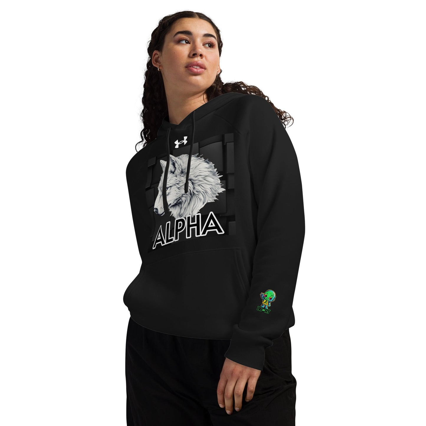 Alpha Wolf - Under Armour® hoodie - BBairt