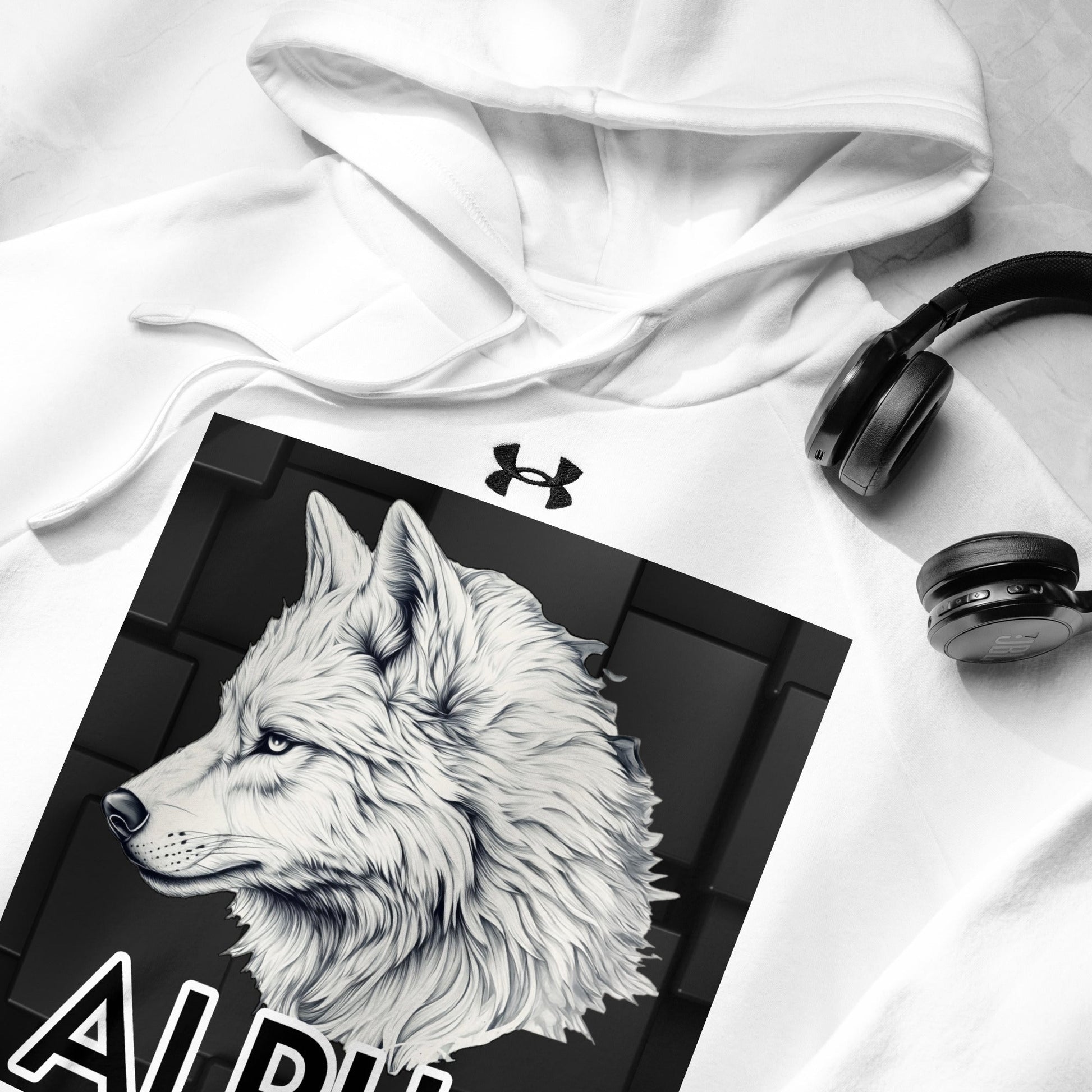 Alpha Wolf - Under Armour® hoodie - BBairt