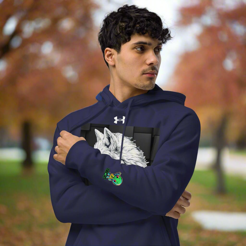 Alpha Wolf - Under Armour® hoodie - BBairt