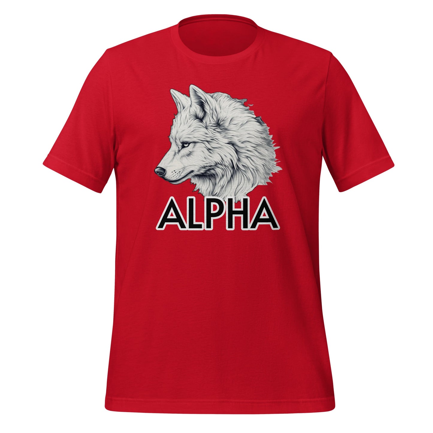 Alpha Wolf - Unisex t-shirt - BBairt