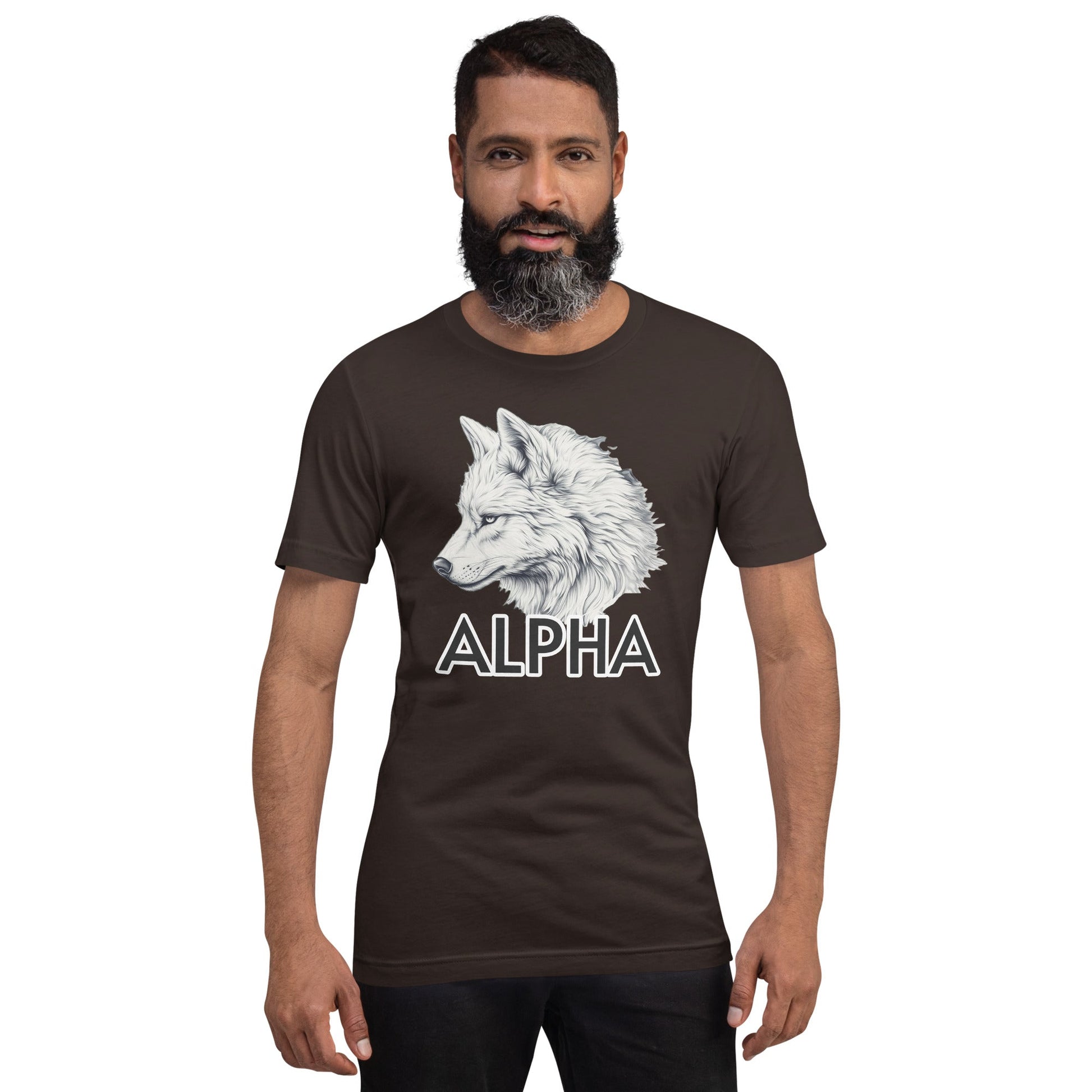 Alpha Wolf - Unisex t-shirt - BBairt