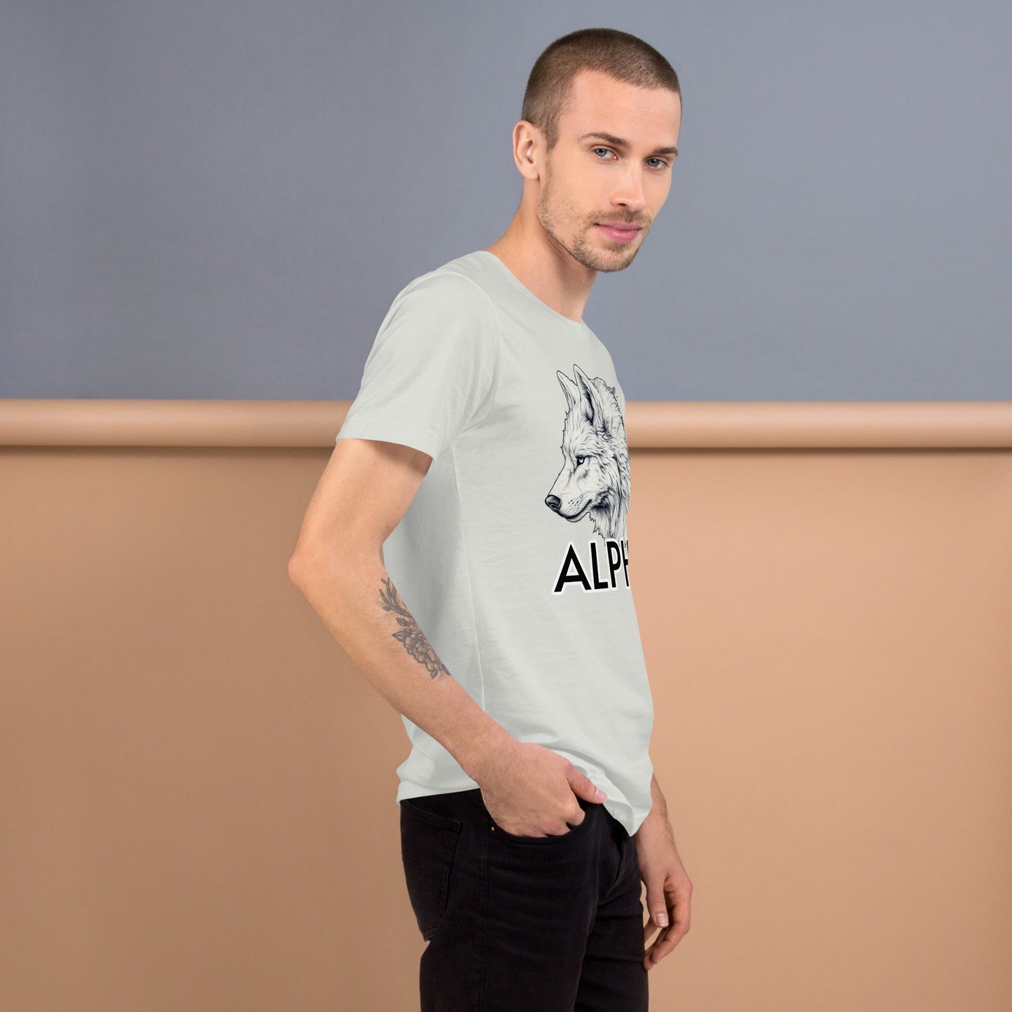 Alpha Wolf - Unisex t-shirt - BBairt