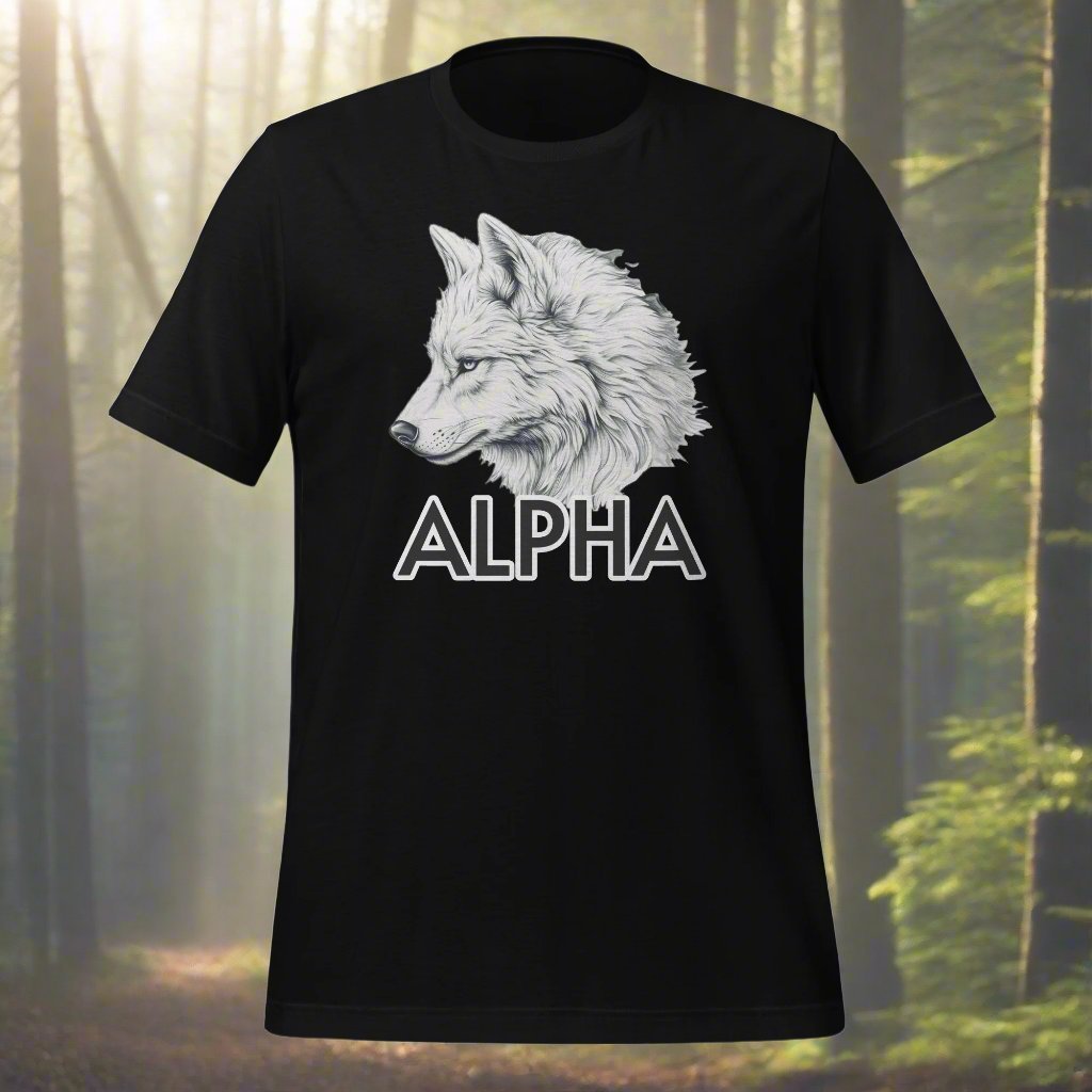 Alpha Wolf - Unisex t-shirt - BBairt