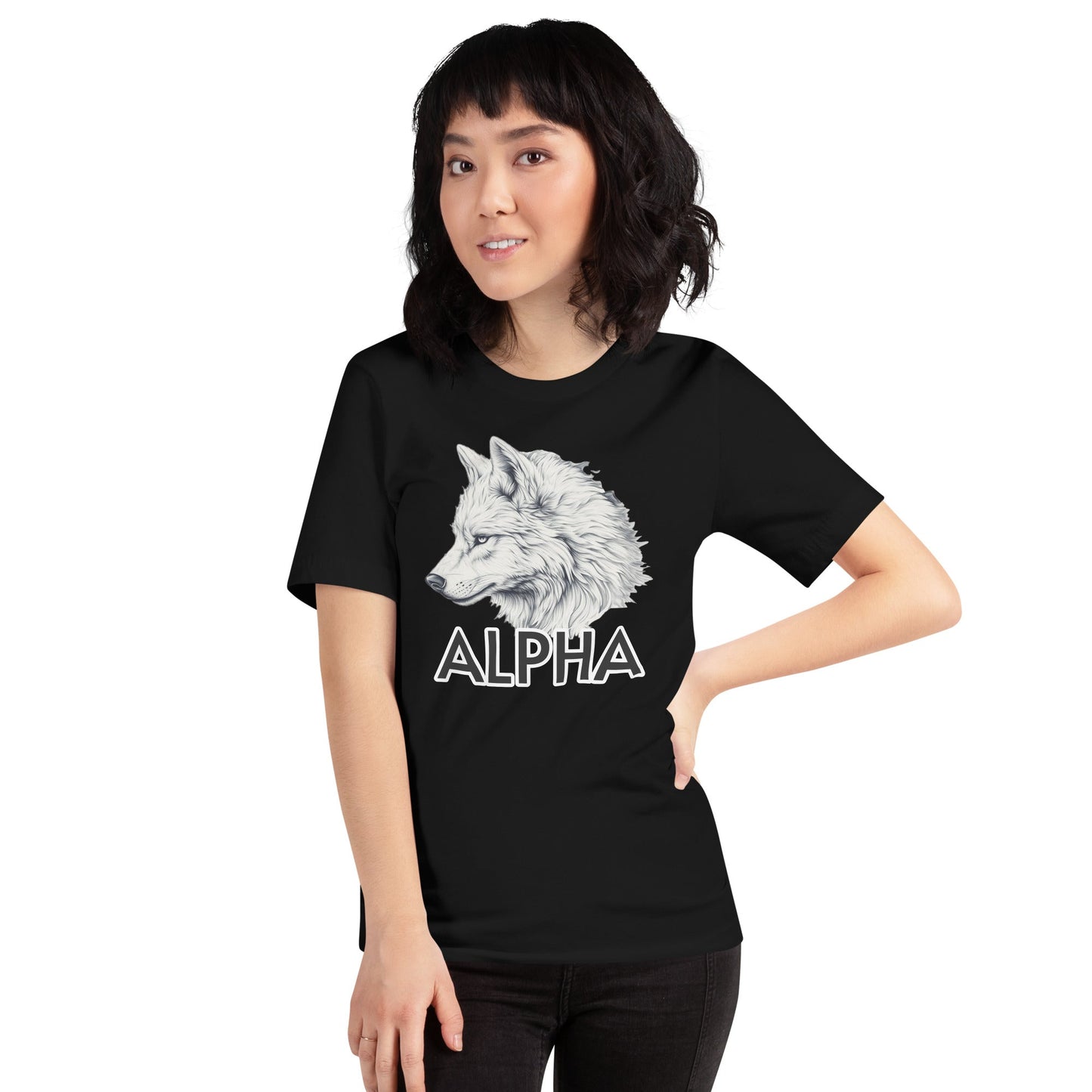 Alpha Wolf - Unisex t-shirt - BBairt