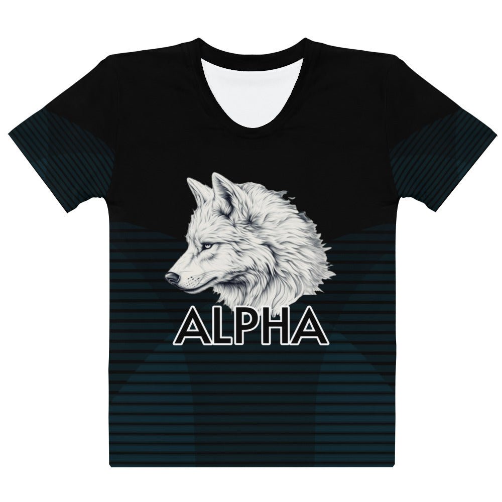 Alpha Wolf - Women's All - Over Print T-shirt - BBairt