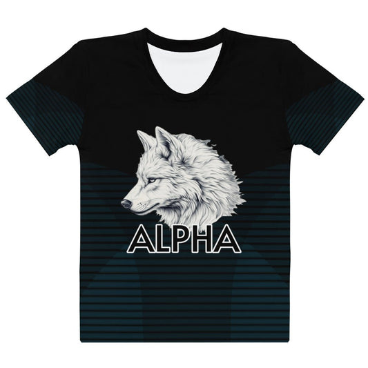 Alpha Wolf - Women's All - Over Print T-shirt - BBairt