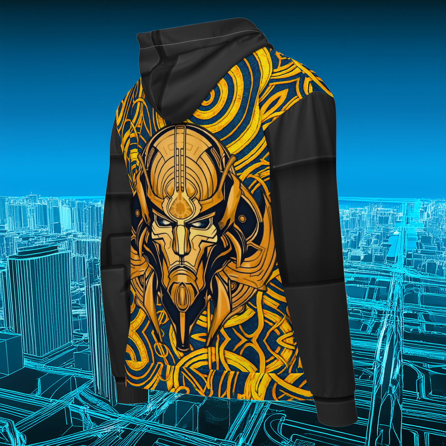 The Mask of Compassion: Landon - Unisex All-Over Print Zip Hoodie
