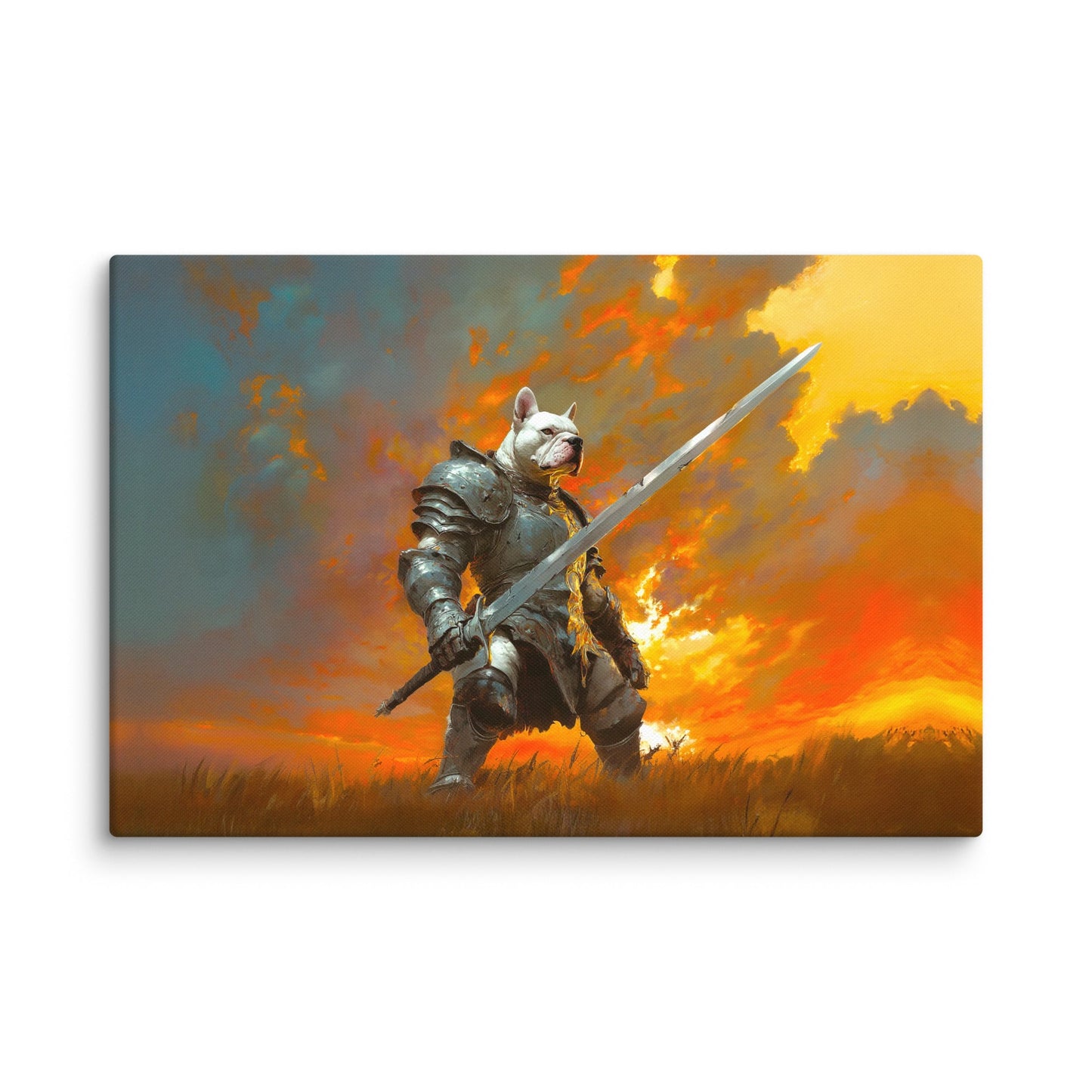 Ashenblade the Valiant – Canvas Print - BBairt