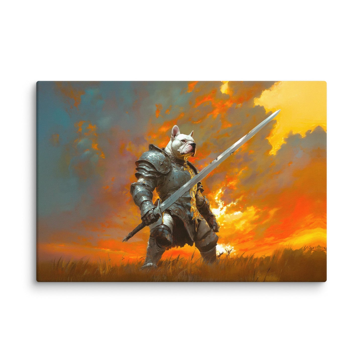 Ashenblade the Valiant – Canvas Print - BBairt