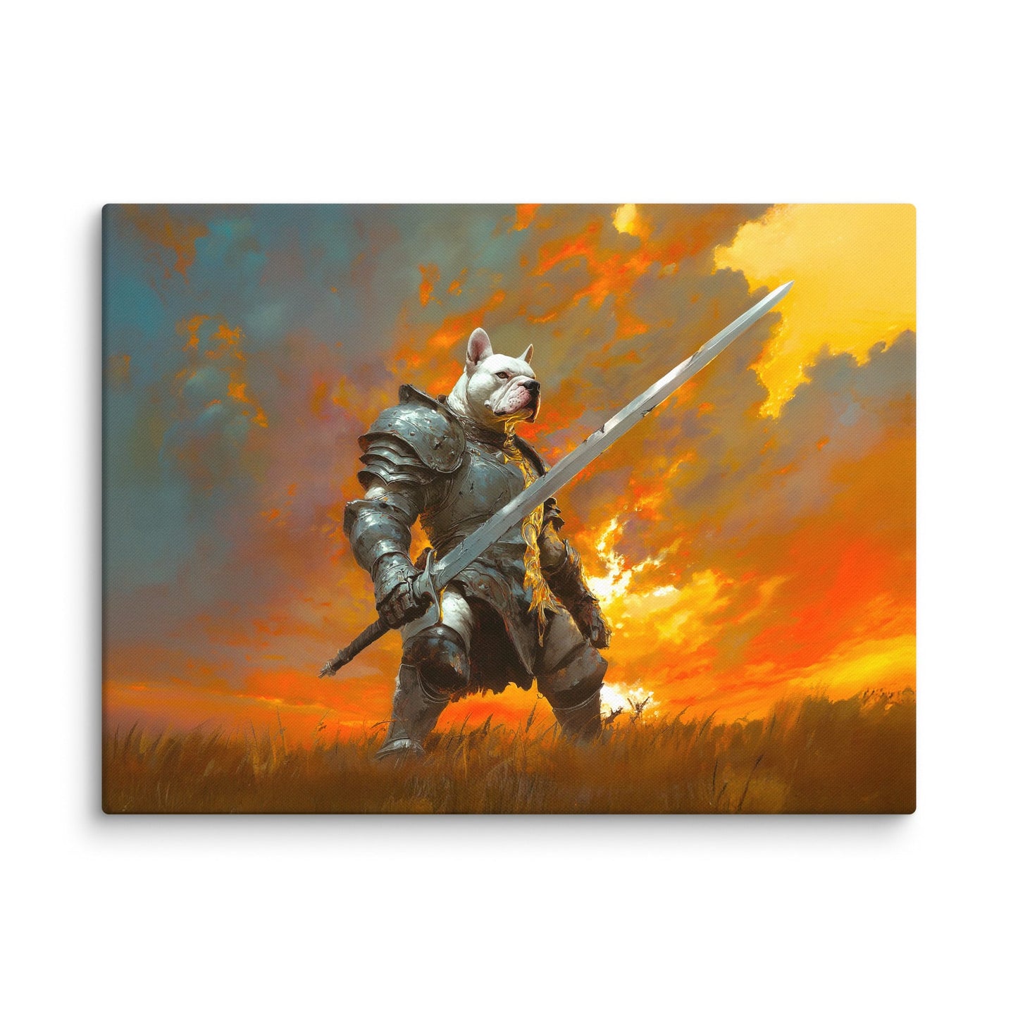Ashenblade the Valiant – Canvas Print - BBairt