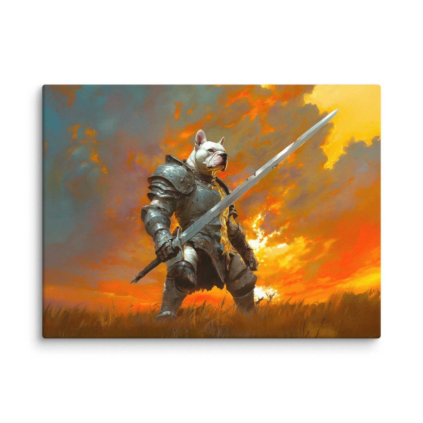 Ashenblade the Valiant – Canvas Print - BBairt