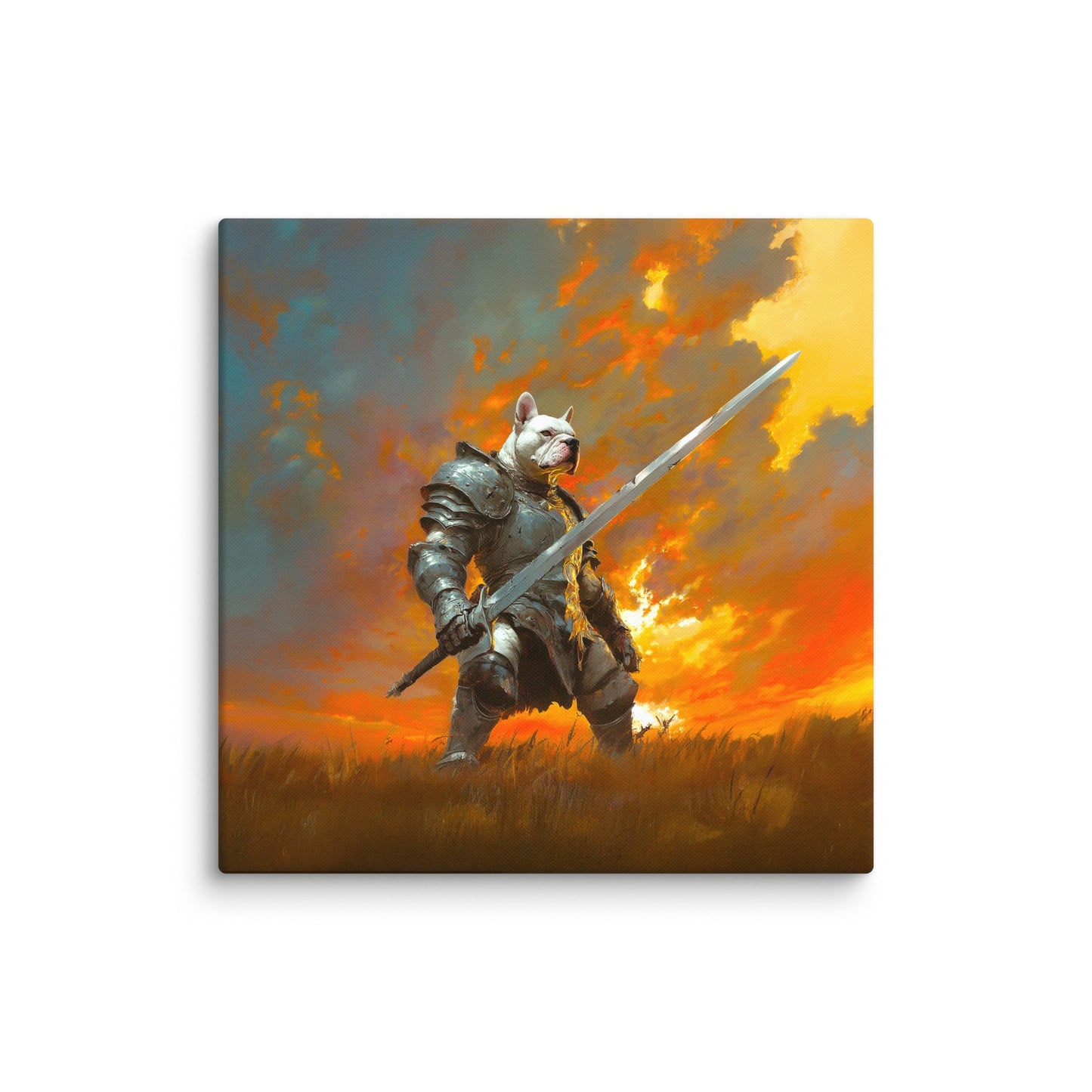 Ashenblade the Valiant – Canvas Print - BBairt