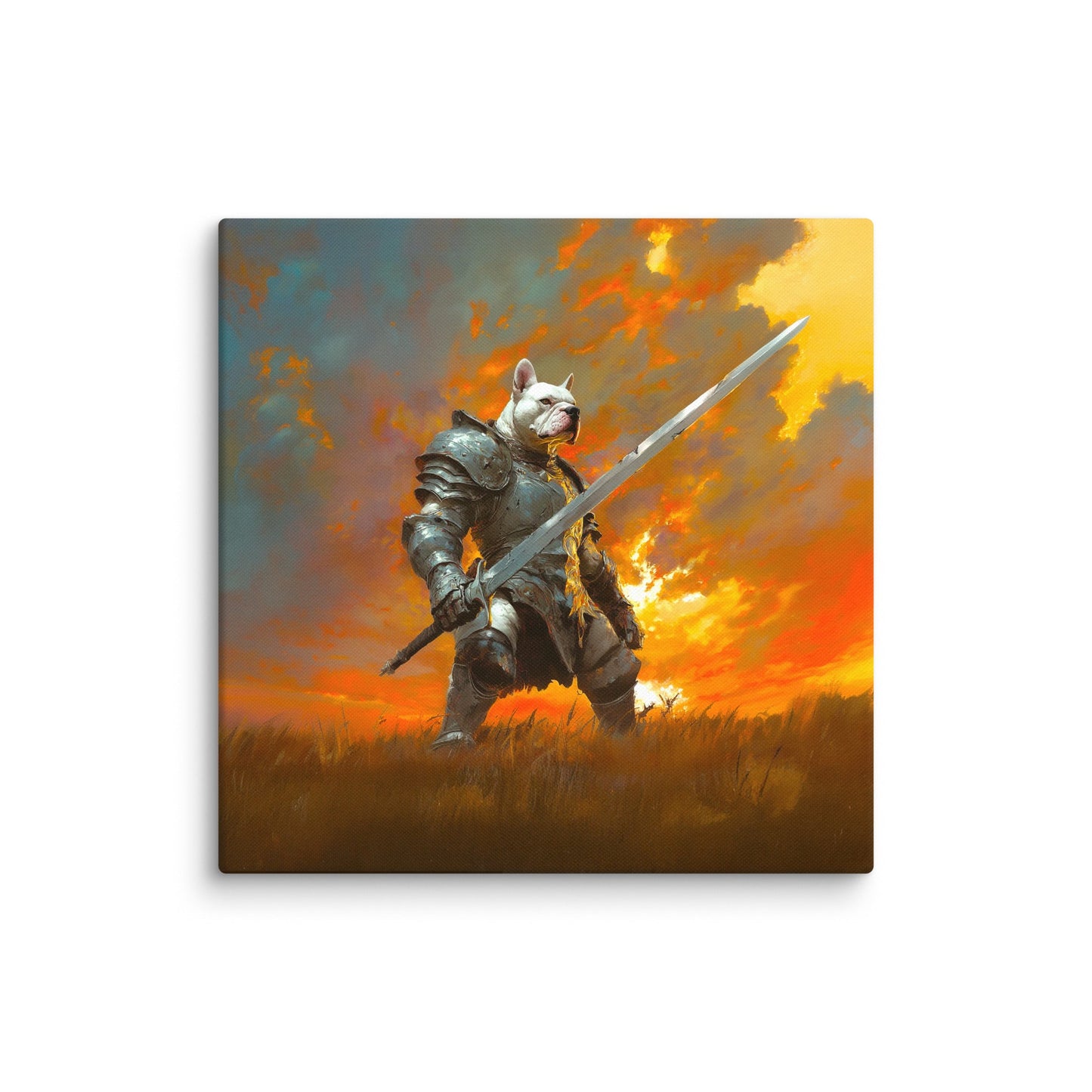 Ashenblade the Valiant – Canvas Print - BBairt