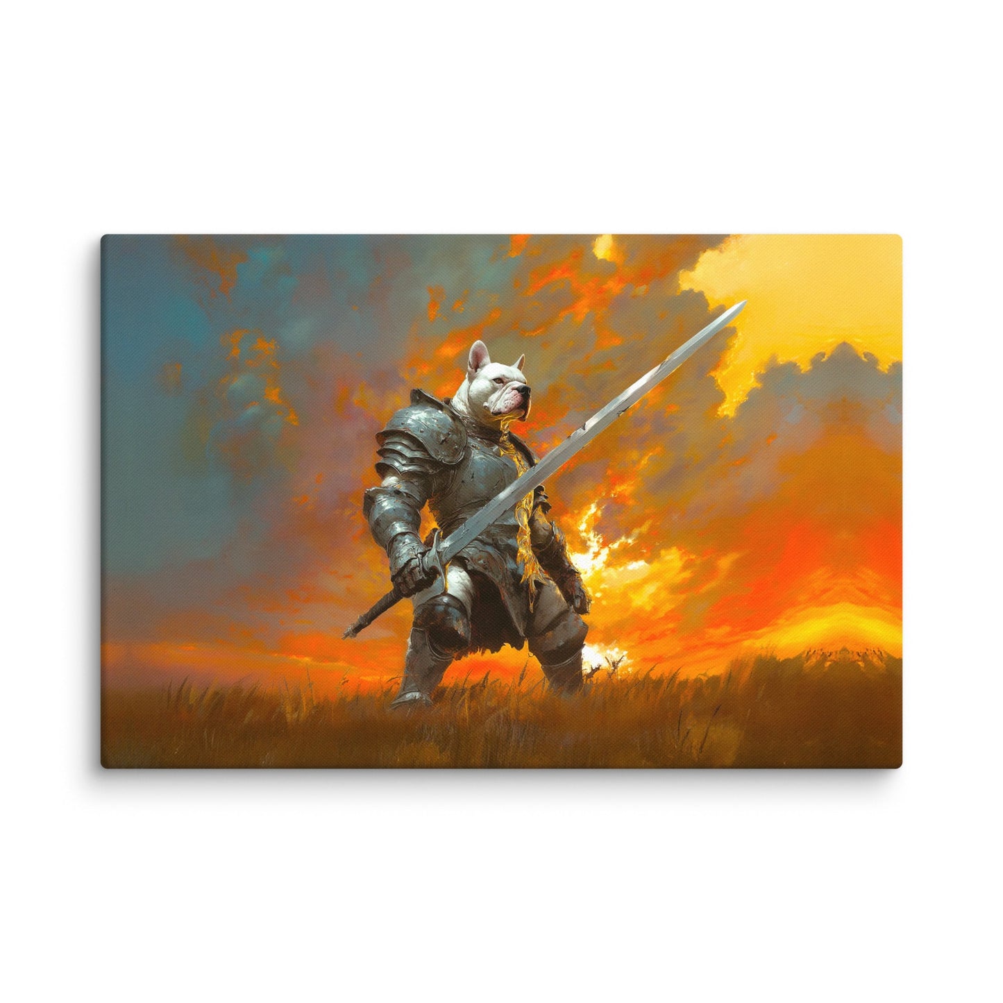 Ashenblade the Valiant – Canvas Print - BBairt