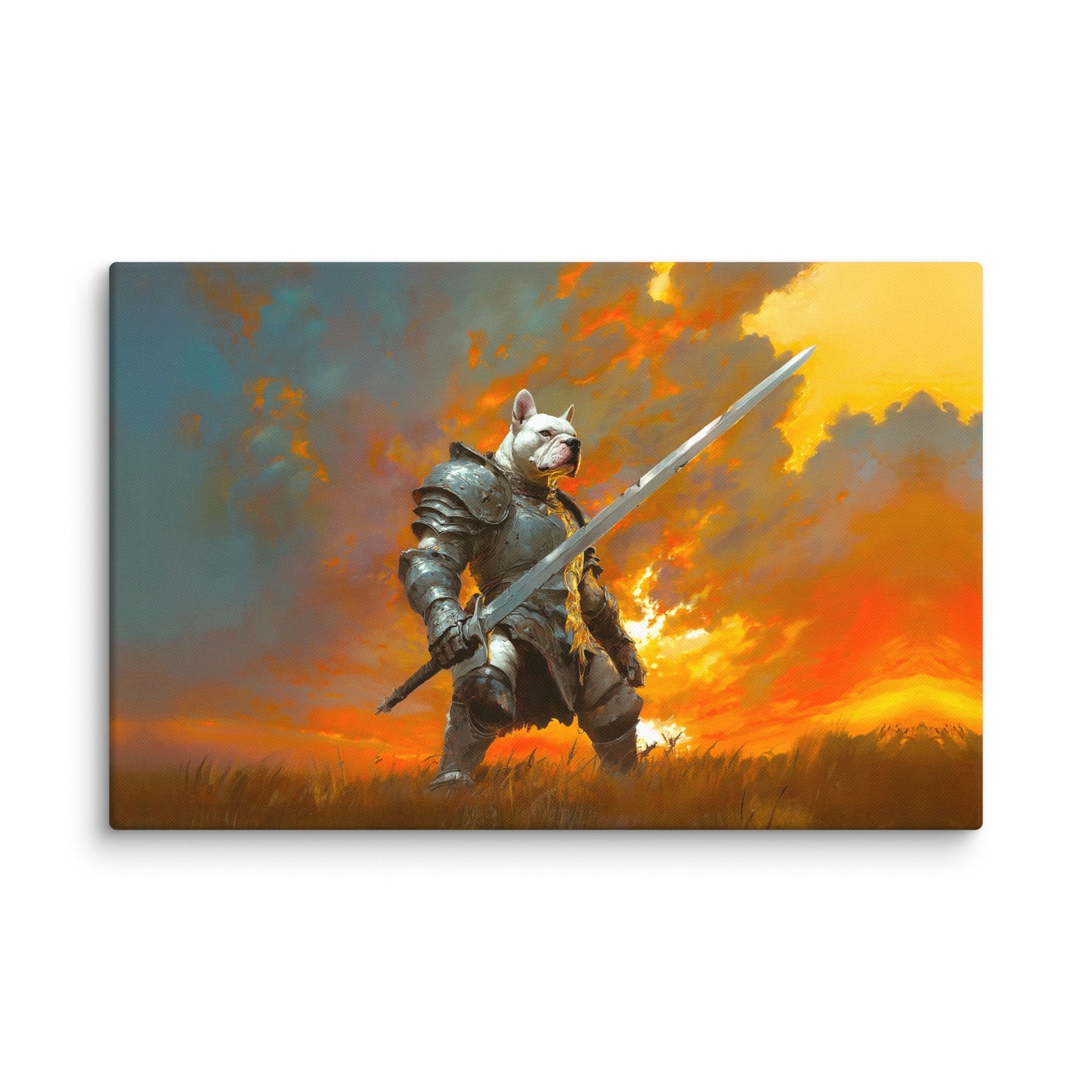 Ashenblade the Valiant – Canvas Print - BBairt