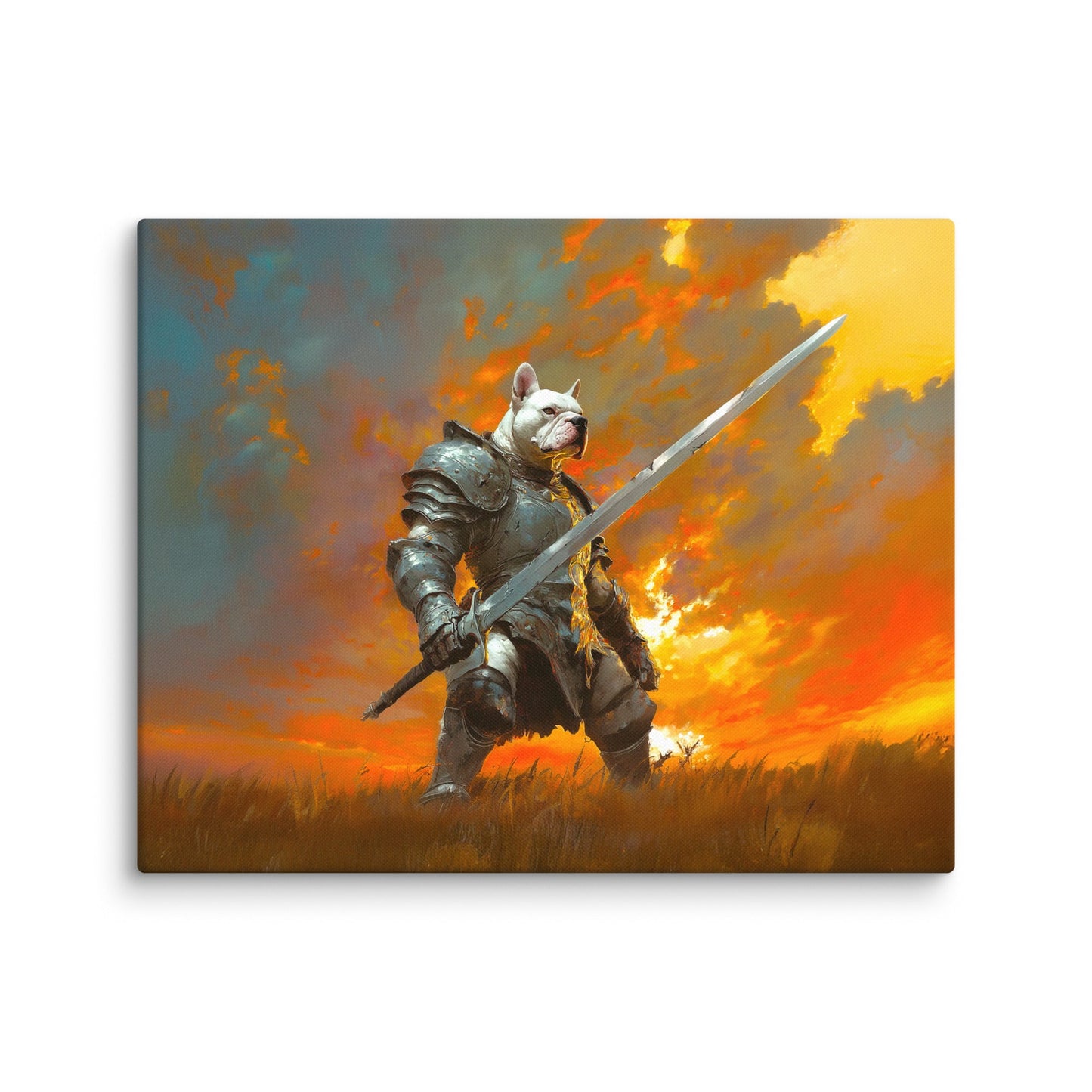 Ashenblade the Valiant – Canvas Print - BBairt