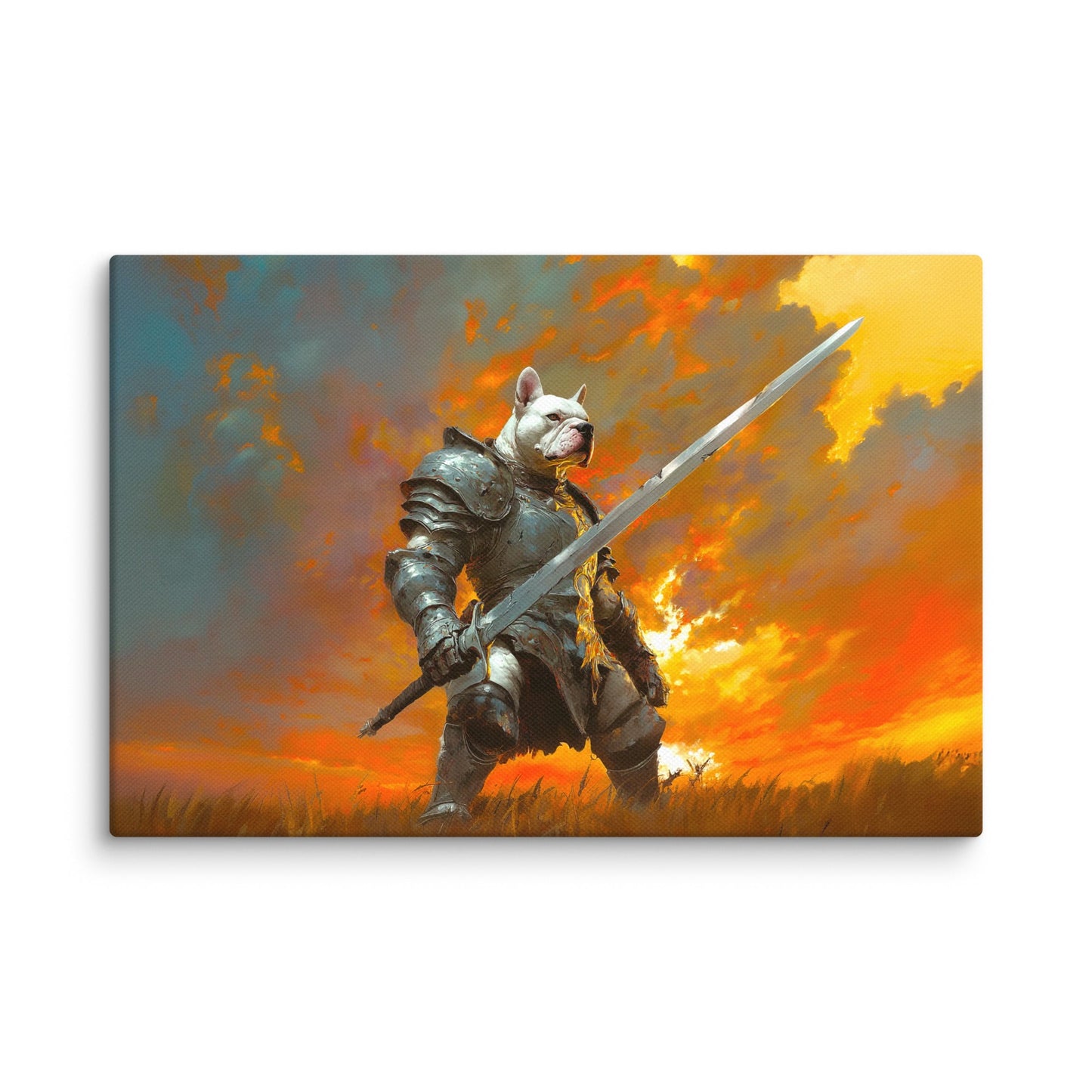 Ashenblade the Valiant – Canvas Print - BBairt