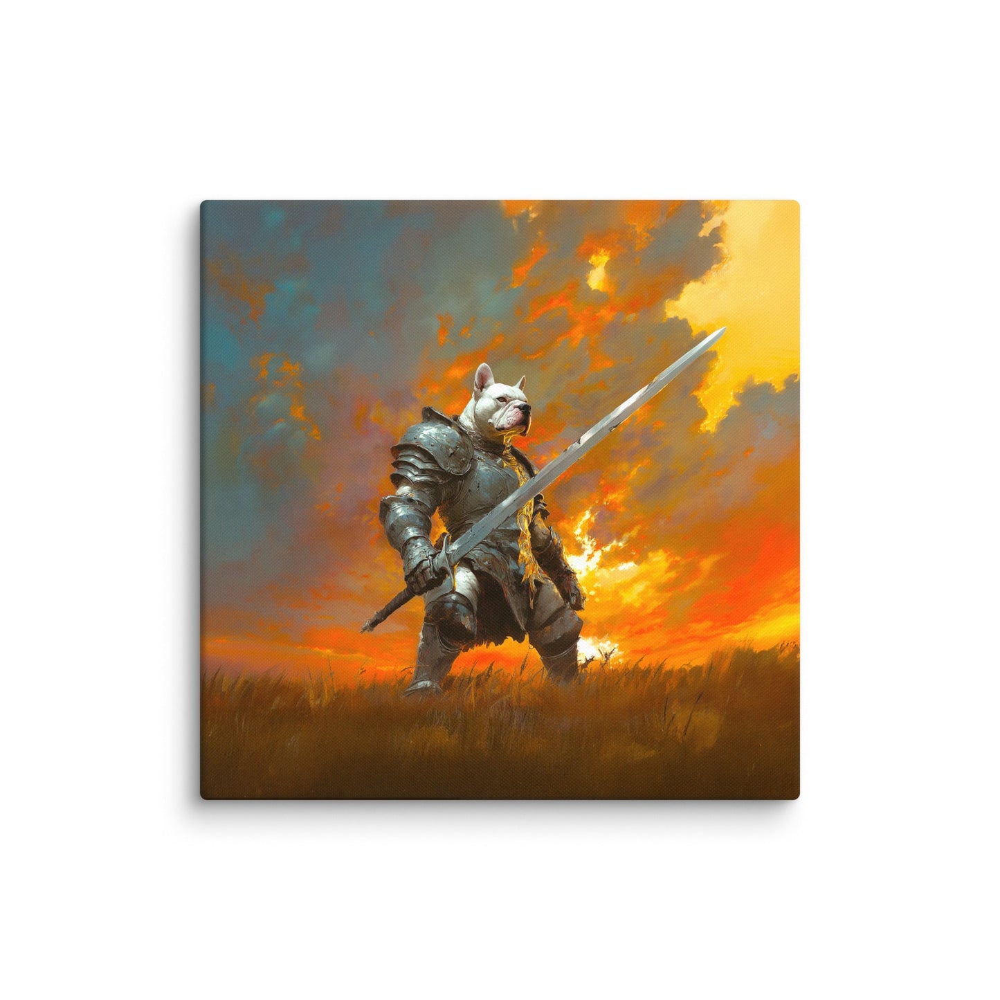 Ashenblade the Valiant – Canvas Print - BBairt