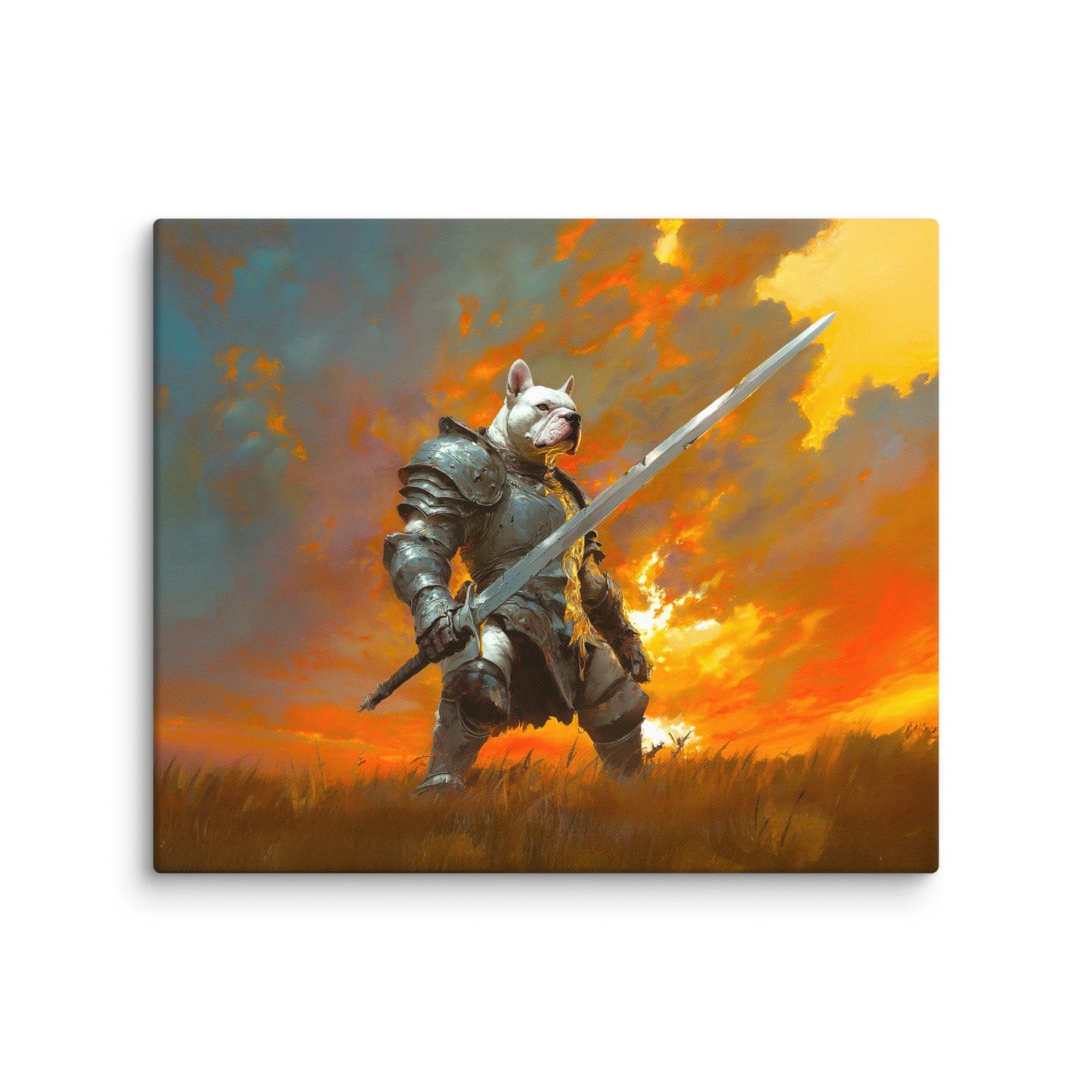 Ashenblade the Valiant – Canvas Print - BBairt