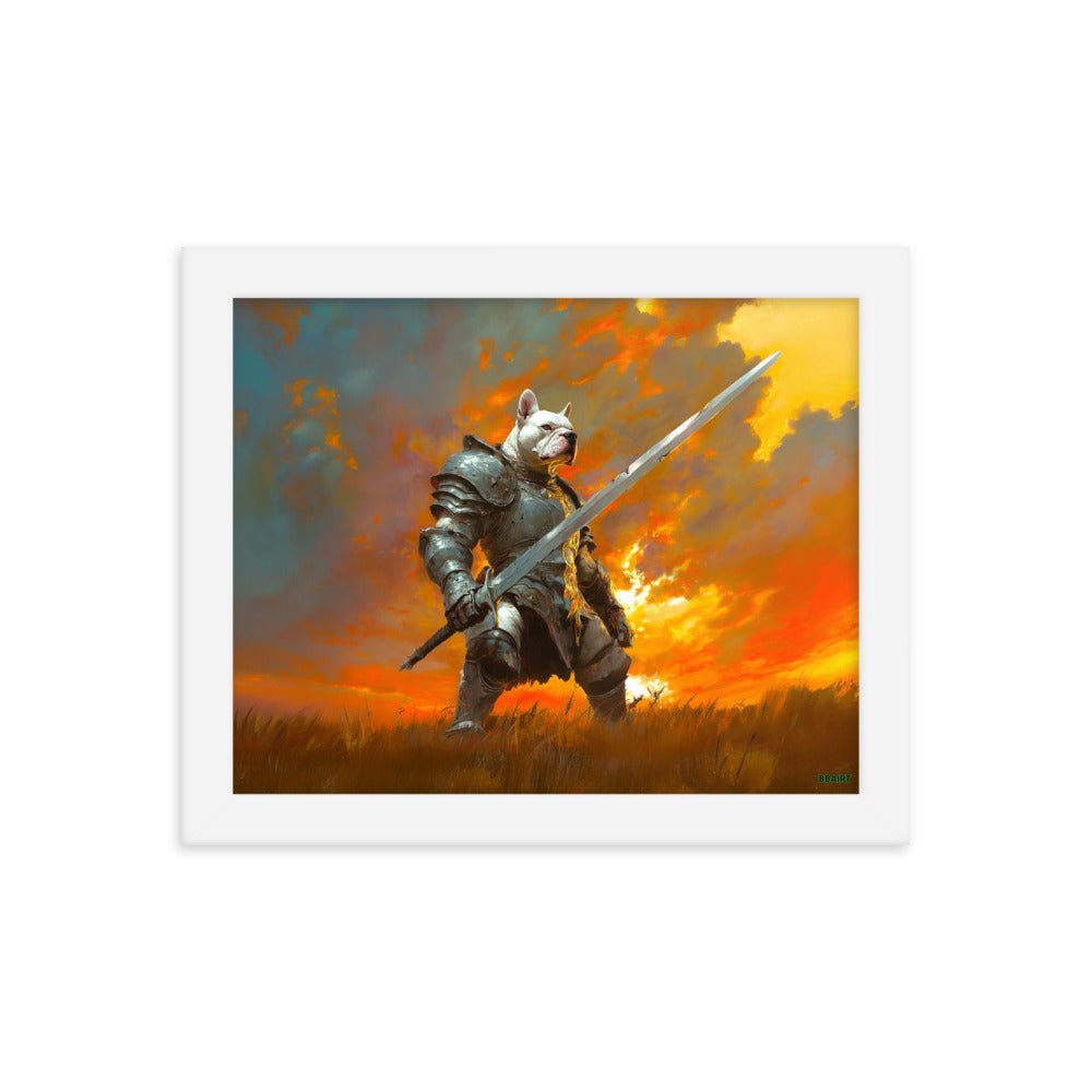 Ashenblade the Valiant – Framed Matte Poster - BBairt