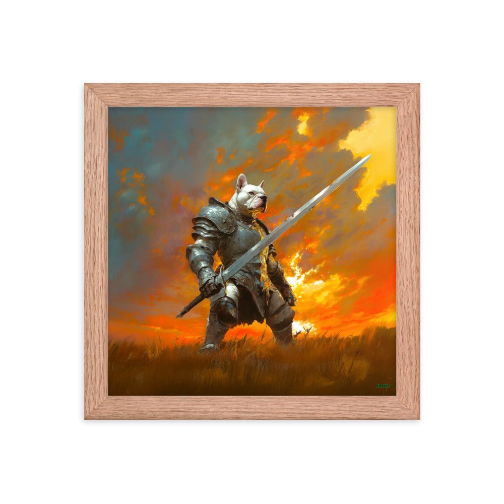 Ashenblade the Valiant – Framed Matte Poster - BBairt