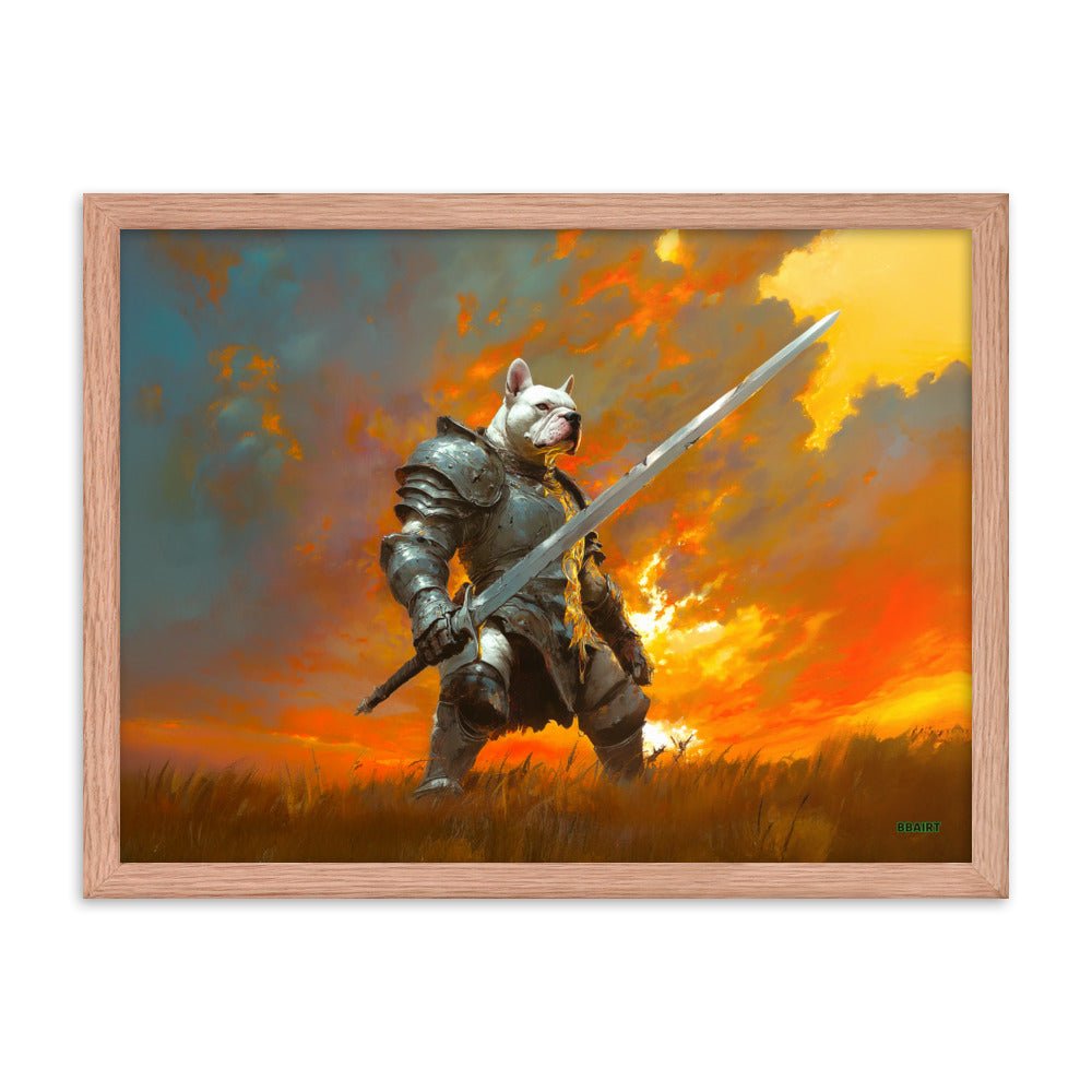 Ashenblade the Valiant – Framed Matte Poster - BBairt