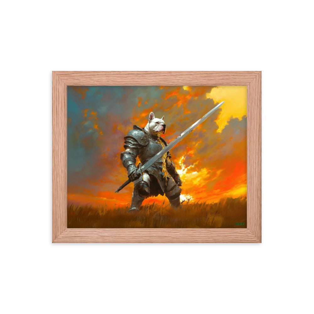 Ashenblade the Valiant – Framed Matte Poster - BBairt