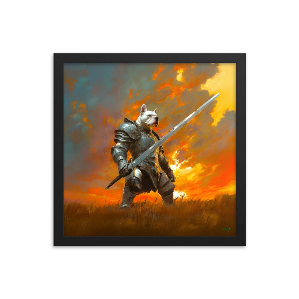 Ashenblade the Valiant – Framed Matte Poster - BBairt
