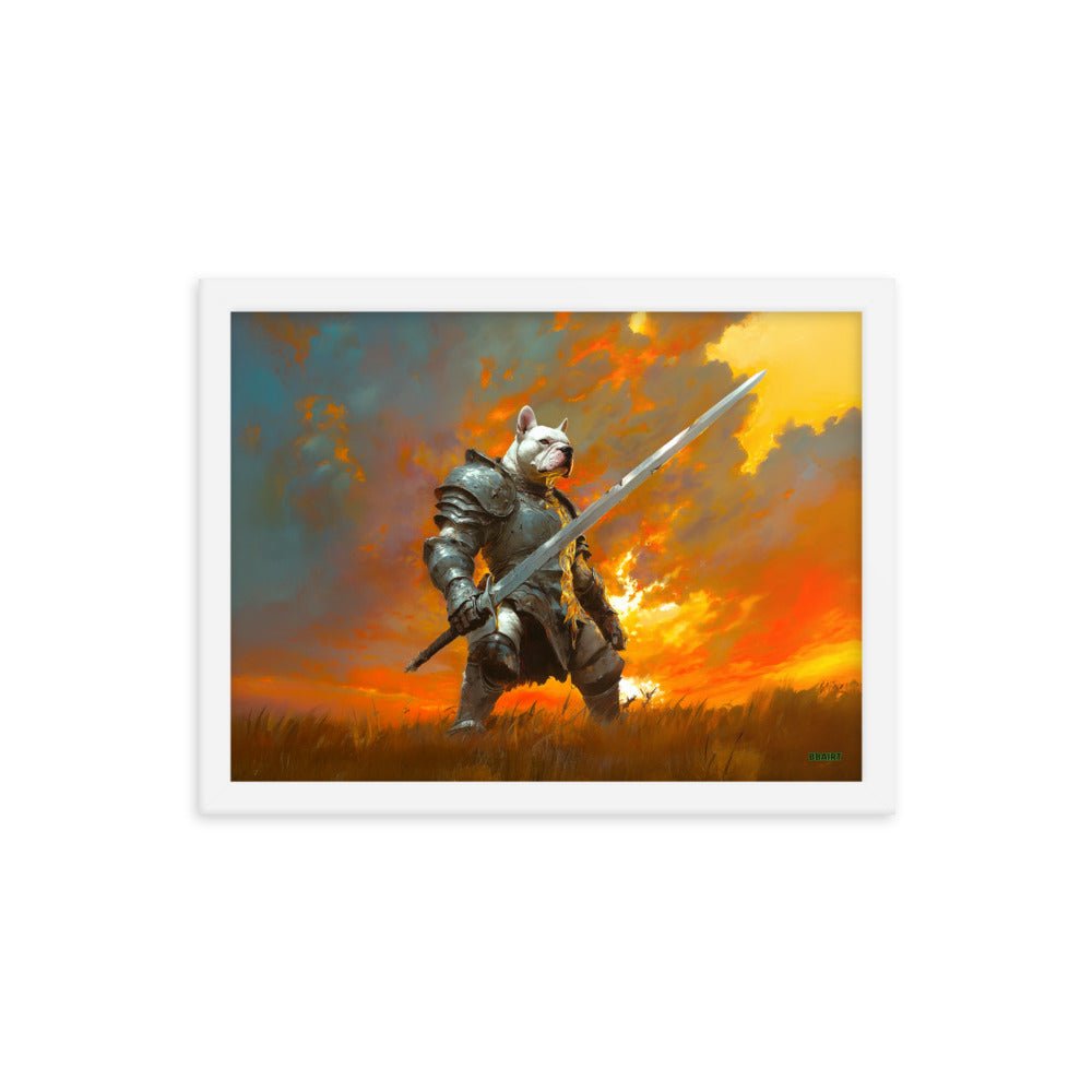 Ashenblade the Valiant – Framed Matte Poster - BBairt