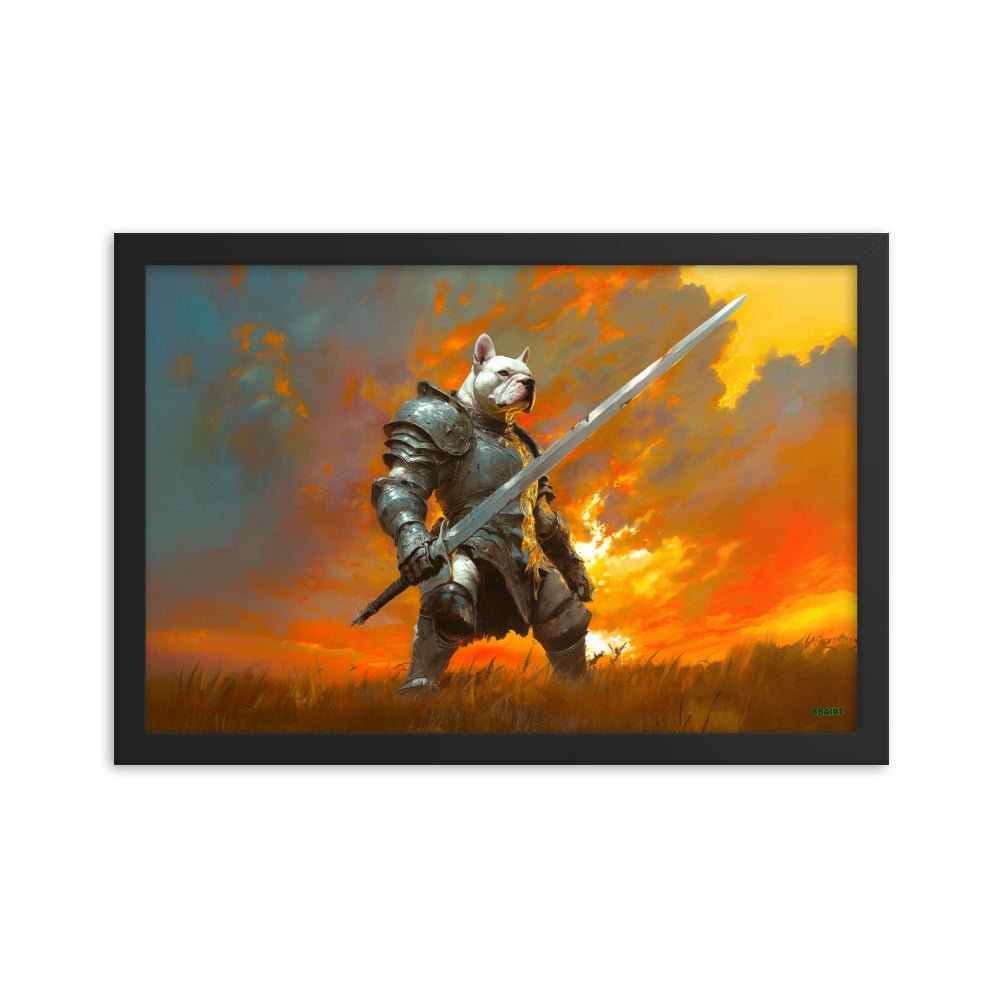 Ashenblade the Valiant – Framed Matte Poster - BBairt