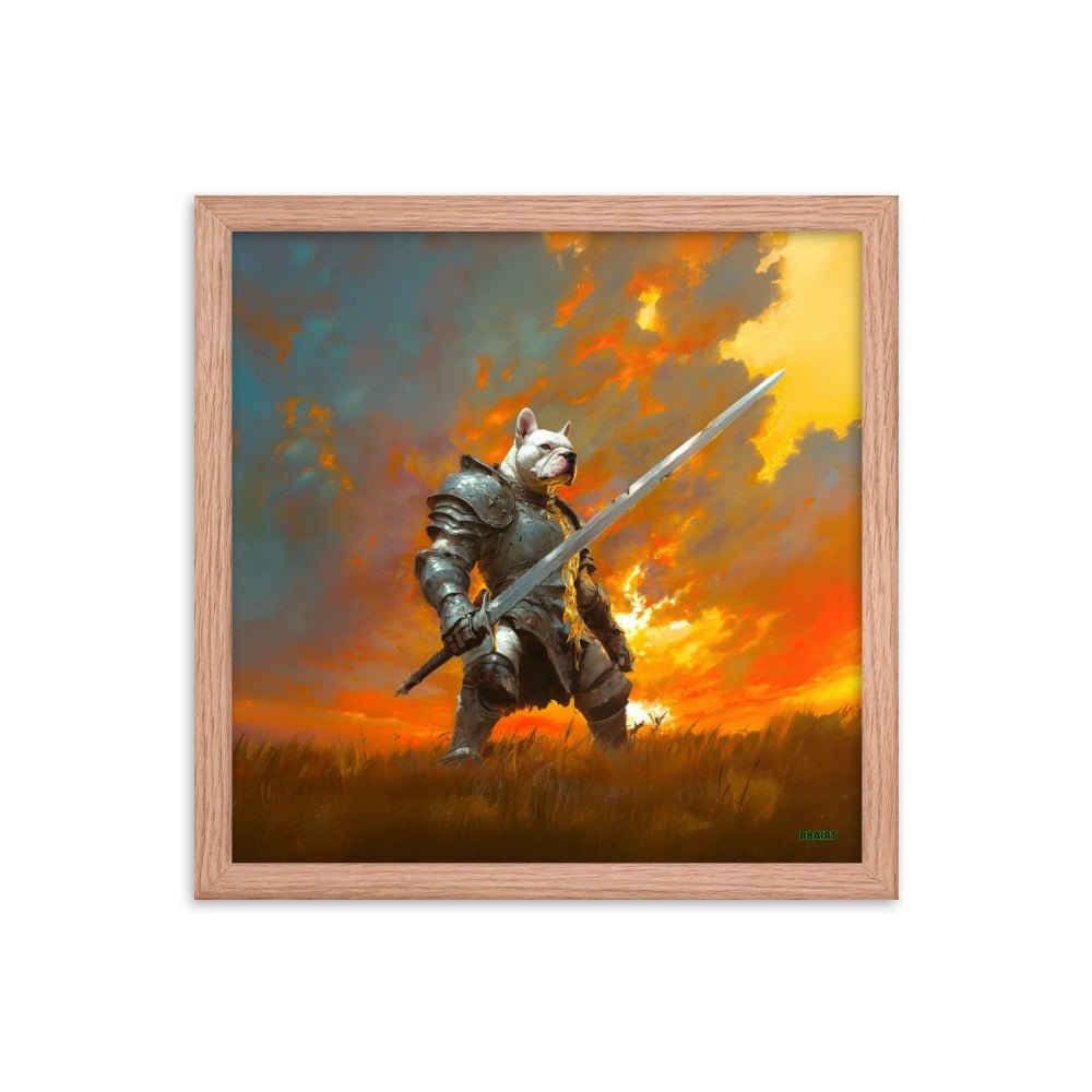 Ashenblade the Valiant – Framed Photo Paper Poster - BBairt