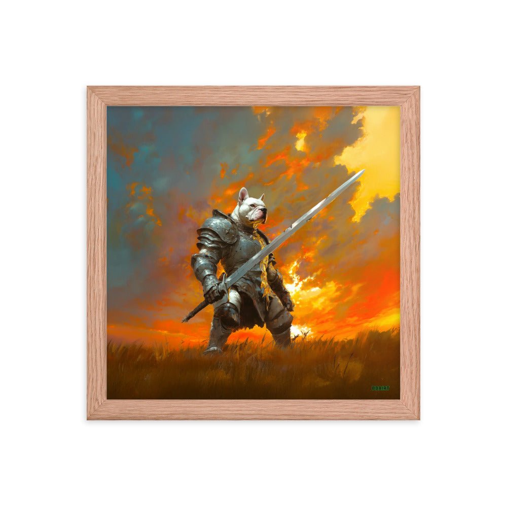 Ashenblade the Valiant – Framed Photo Paper Poster - BBairt