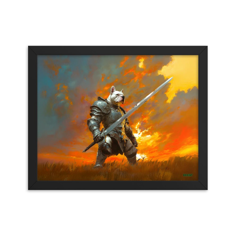 Ashenblade the Valiant – Framed Photo Paper Poster - BBairt
