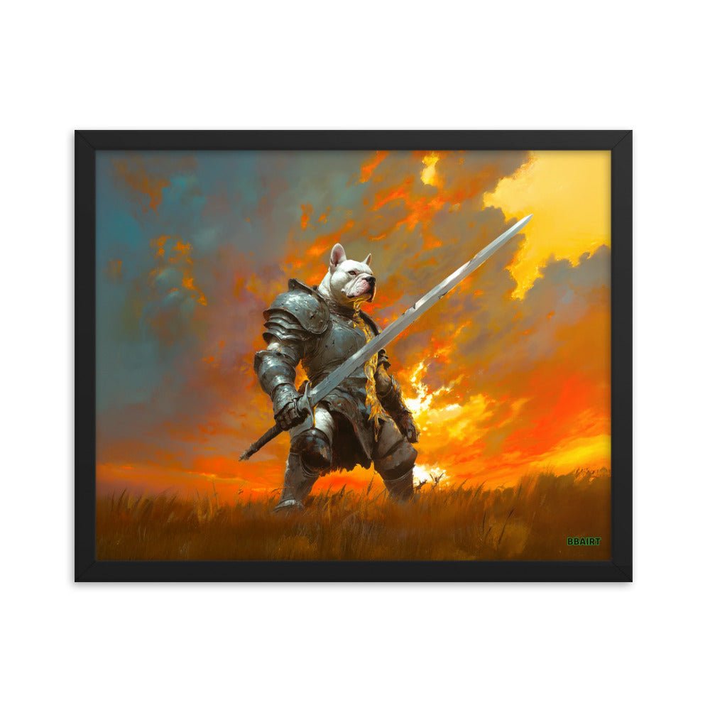Ashenblade the Valiant – Framed Photo Paper Poster - BBairt