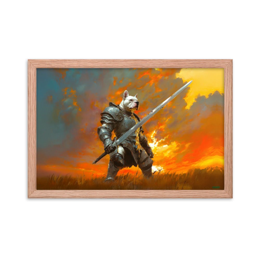 Ashenblade the Valiant – Framed Photo Paper Poster - BBairt