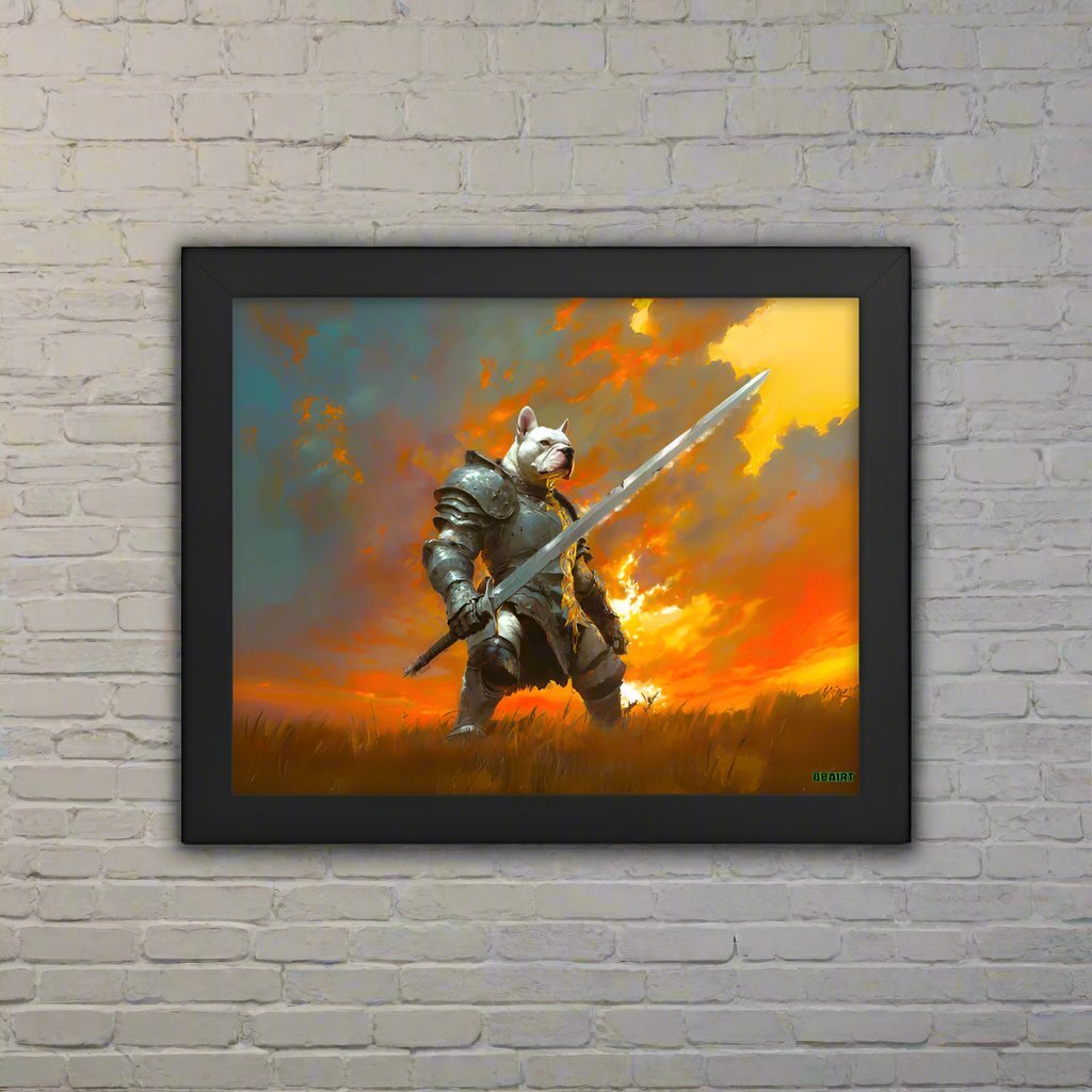 Ashenblade the Valiant – Framed Photo Paper Poster - BBairt