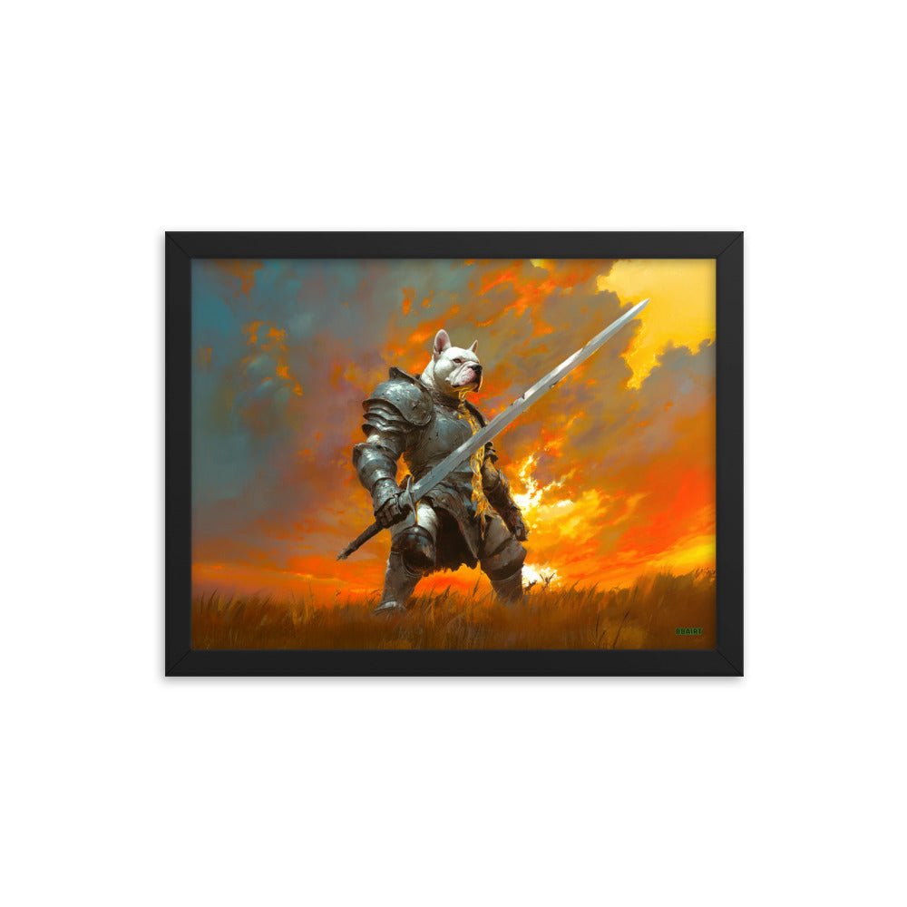 Ashenblade the Valiant – Framed Photo Paper Poster - BBairt