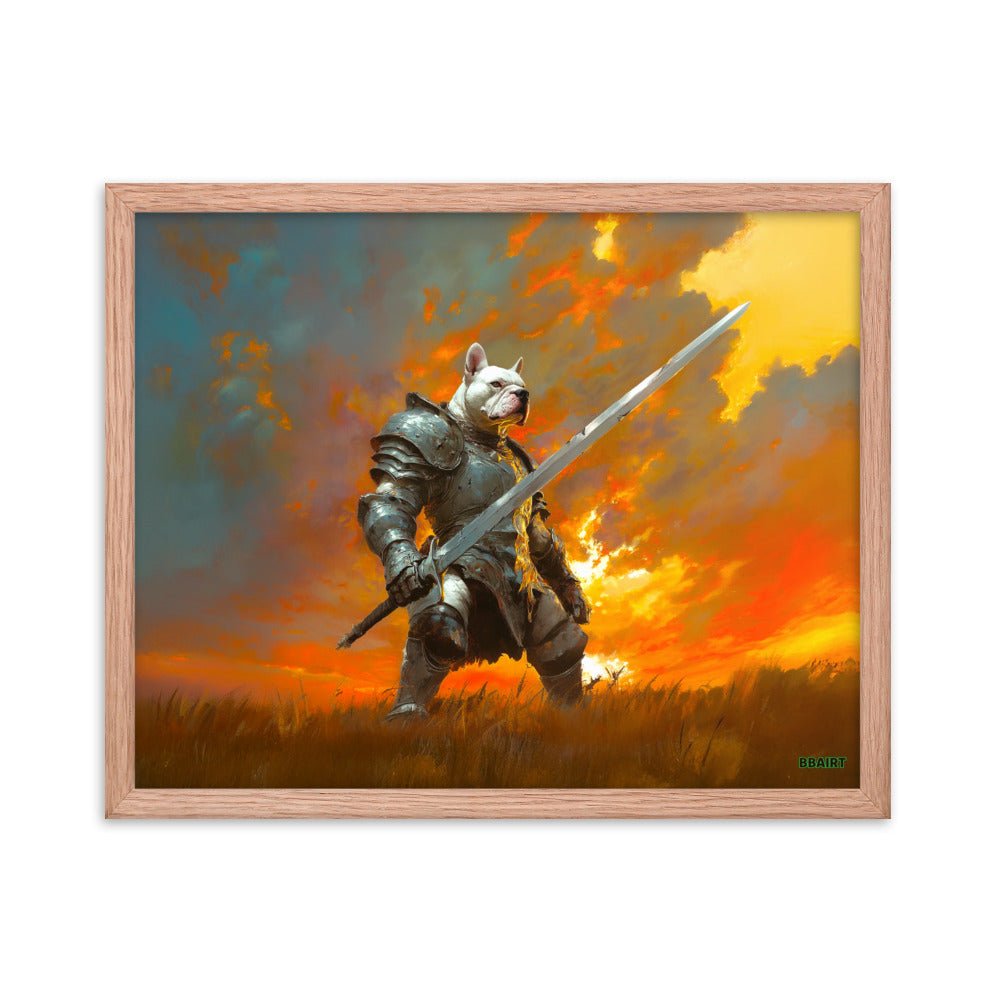 Ashenblade the Valiant – Framed Photo Paper Poster - BBairt