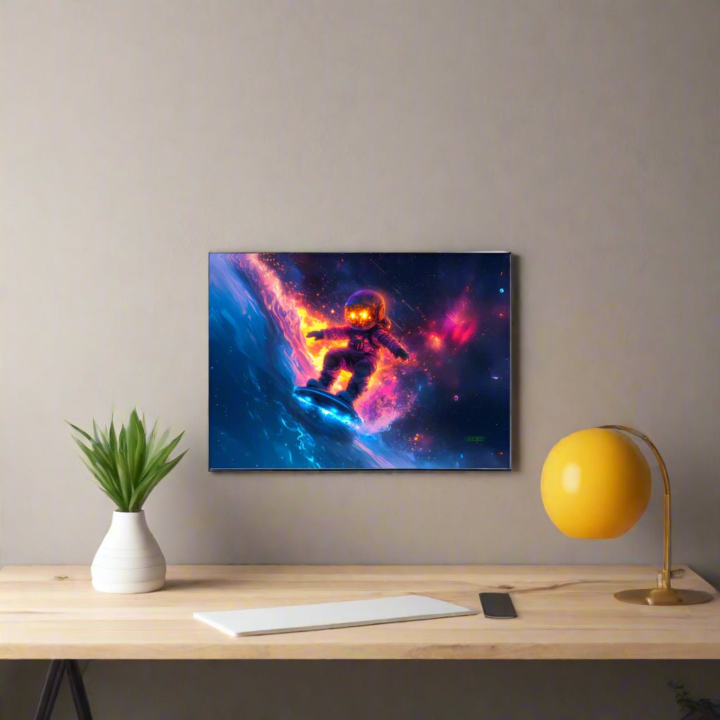 Astro Wave Rider - Photo paper poster - BBairt