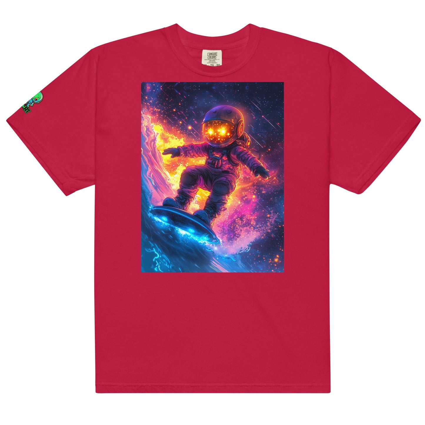 Astro Wave Rider - Unisex garment - dyed heavyweight t-shirt - BBairt