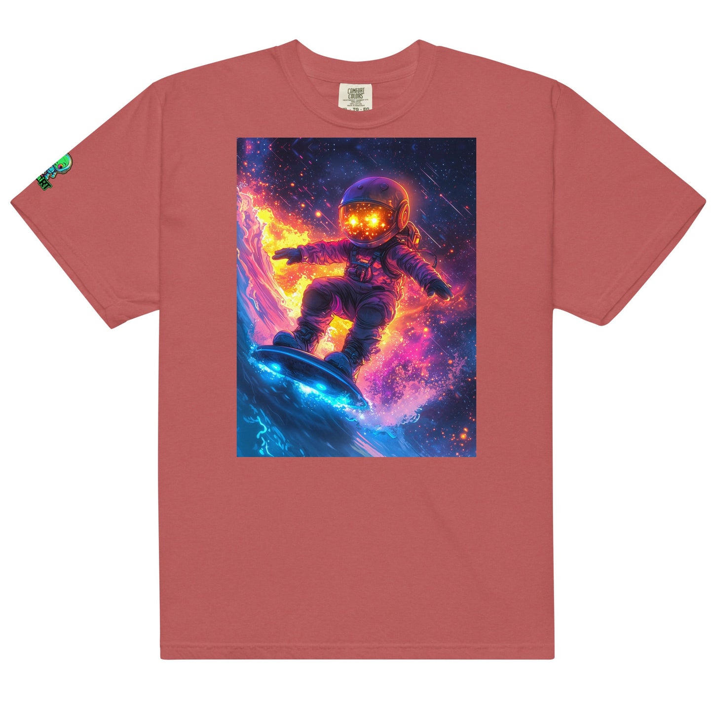 Astro Wave Rider - Unisex garment - dyed heavyweight t-shirt - BBairt