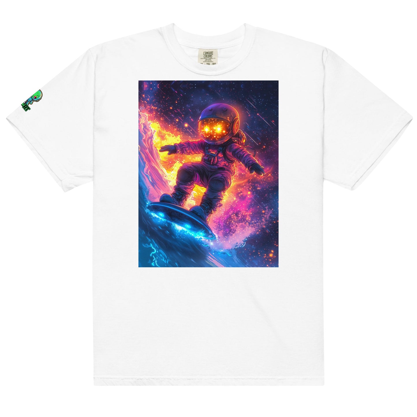 Astro Wave Rider - Unisex garment - dyed heavyweight t-shirt - BBairt