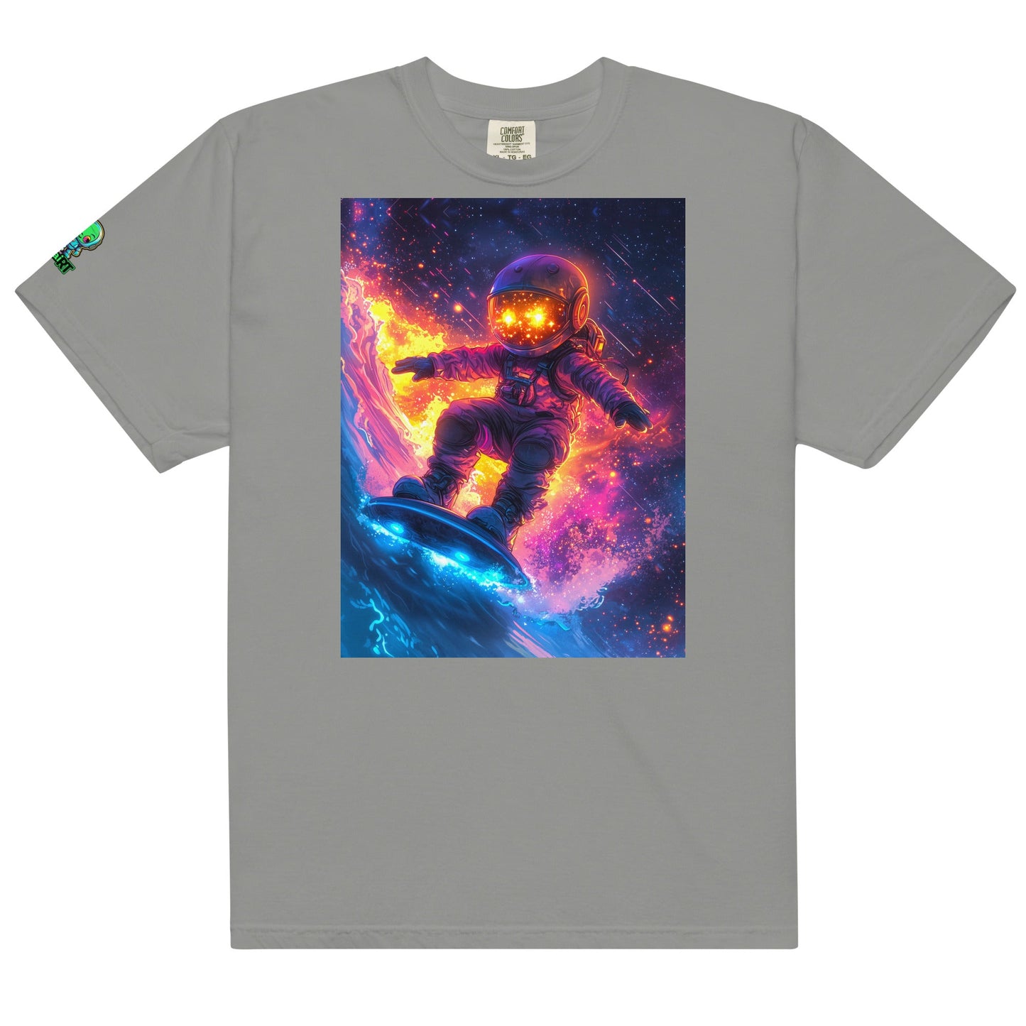 Astro Wave Rider - Unisex garment - dyed heavyweight t-shirt - BBairt