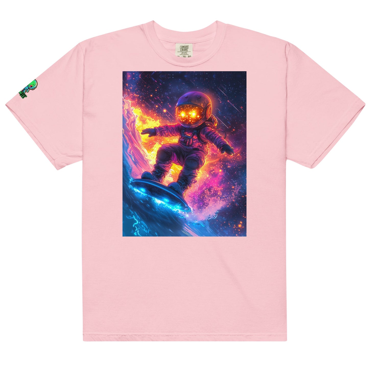 Astro Wave Rider - Unisex garment - dyed heavyweight t-shirt - BBairt