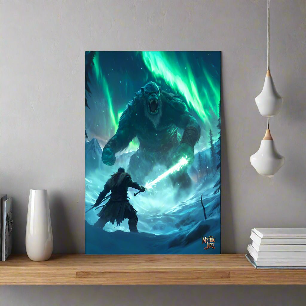 Aurora Clash Photo Paper Poster - Mythic Jheyz Collection - BBairt