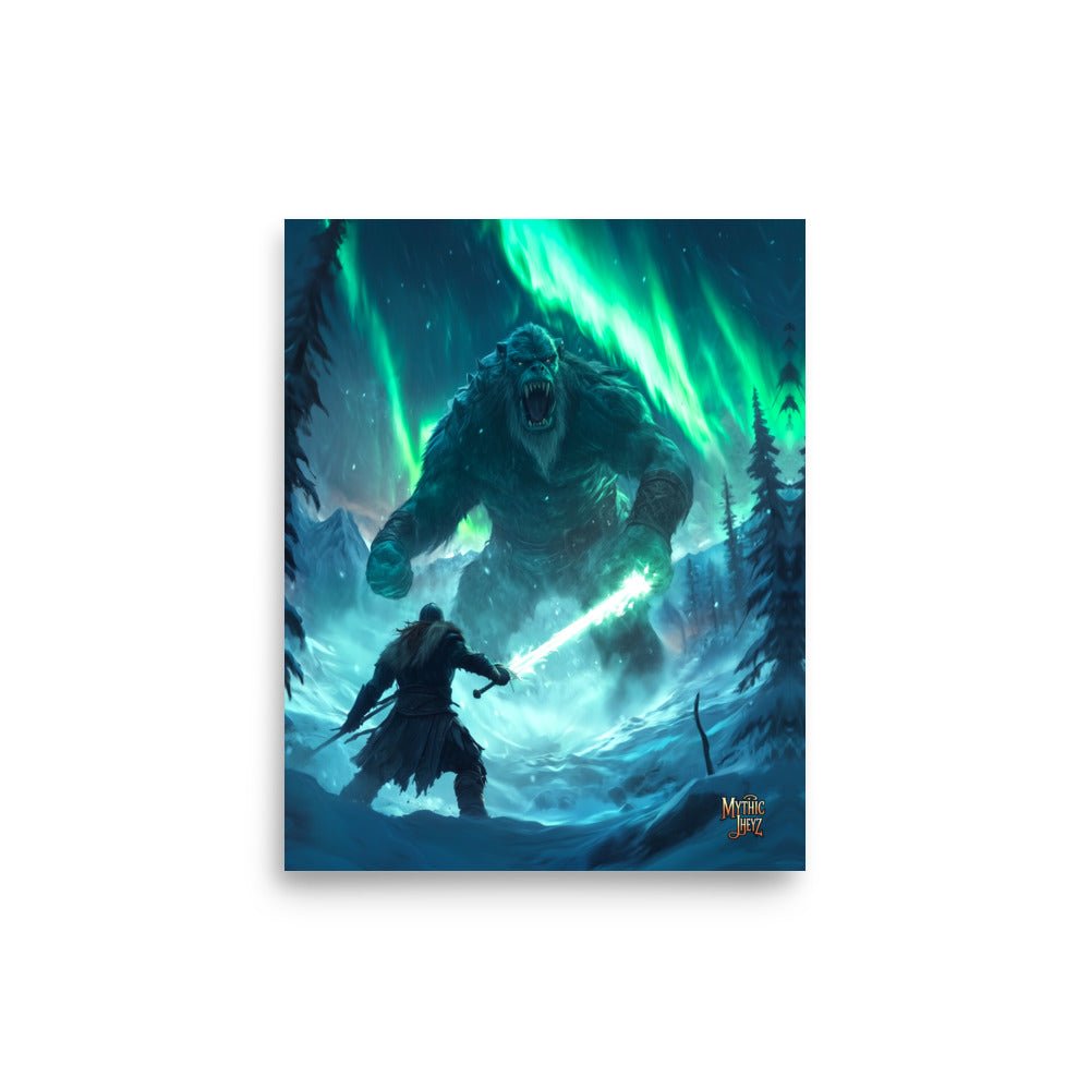 Aurora Clash Photo Paper Poster - Mythic Jheyz Collection - BBairt