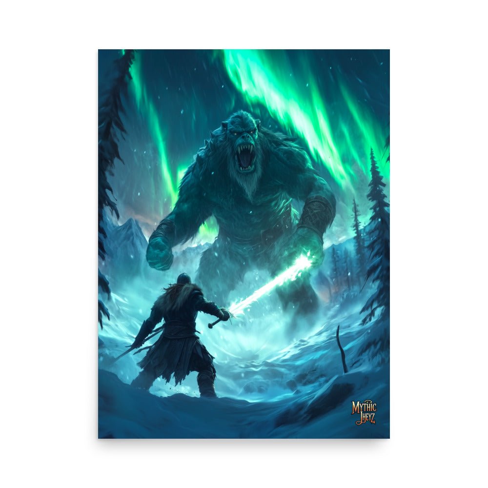 Aurora Clash Photo Paper Poster - Mythic Jheyz Collection - BBairt