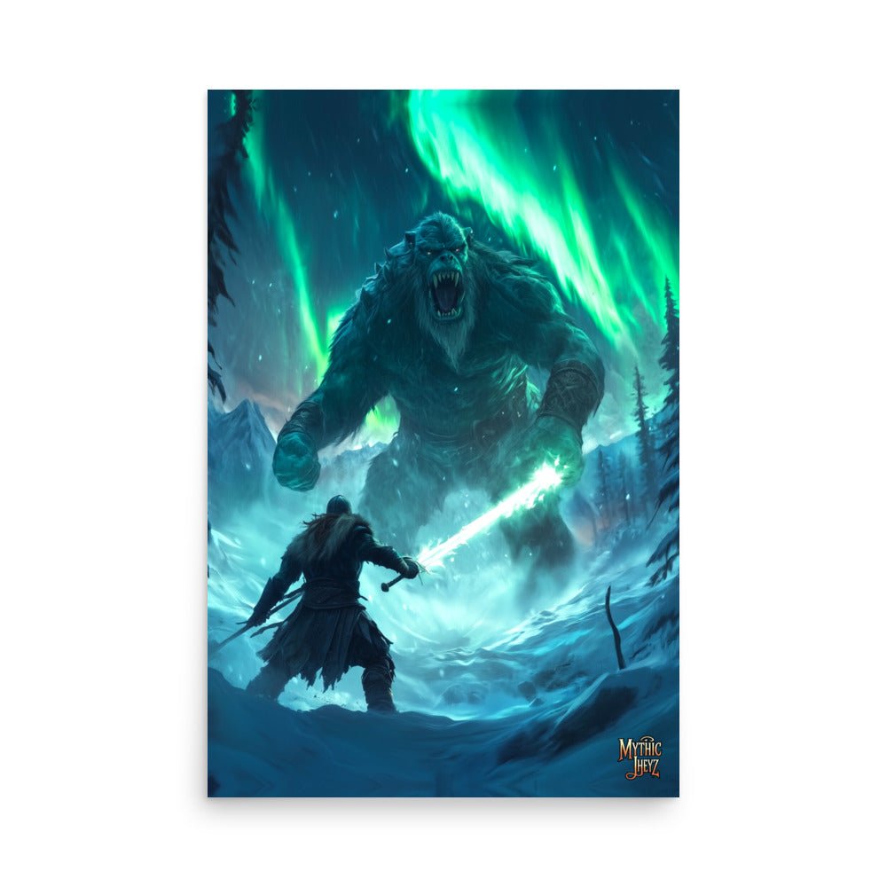 Aurora Clash Photo Paper Poster - Mythic Jheyz Collection - BBairt